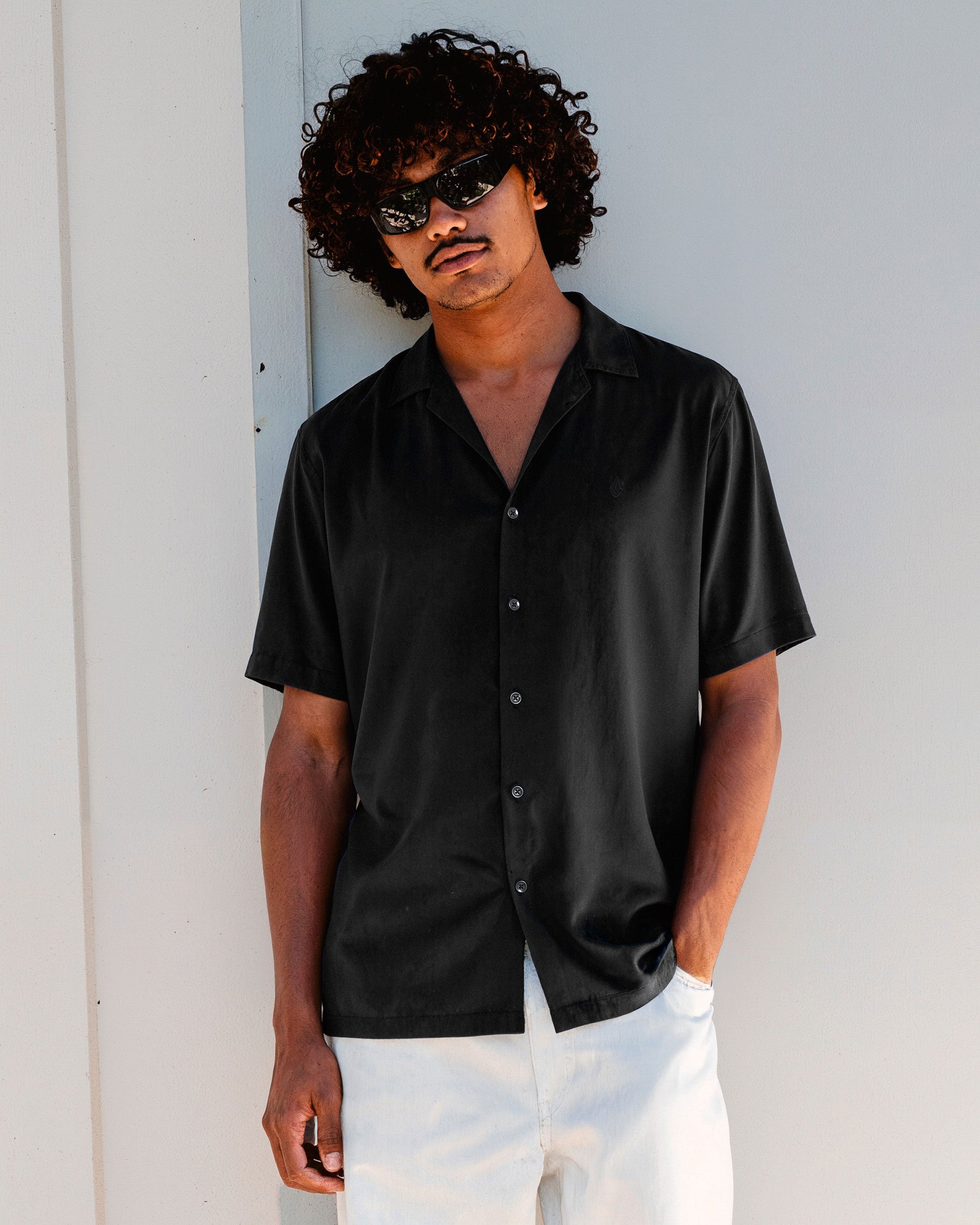 Single Stone Shirt - Gloss Black - Men - Volcom EU – Volcom Europe