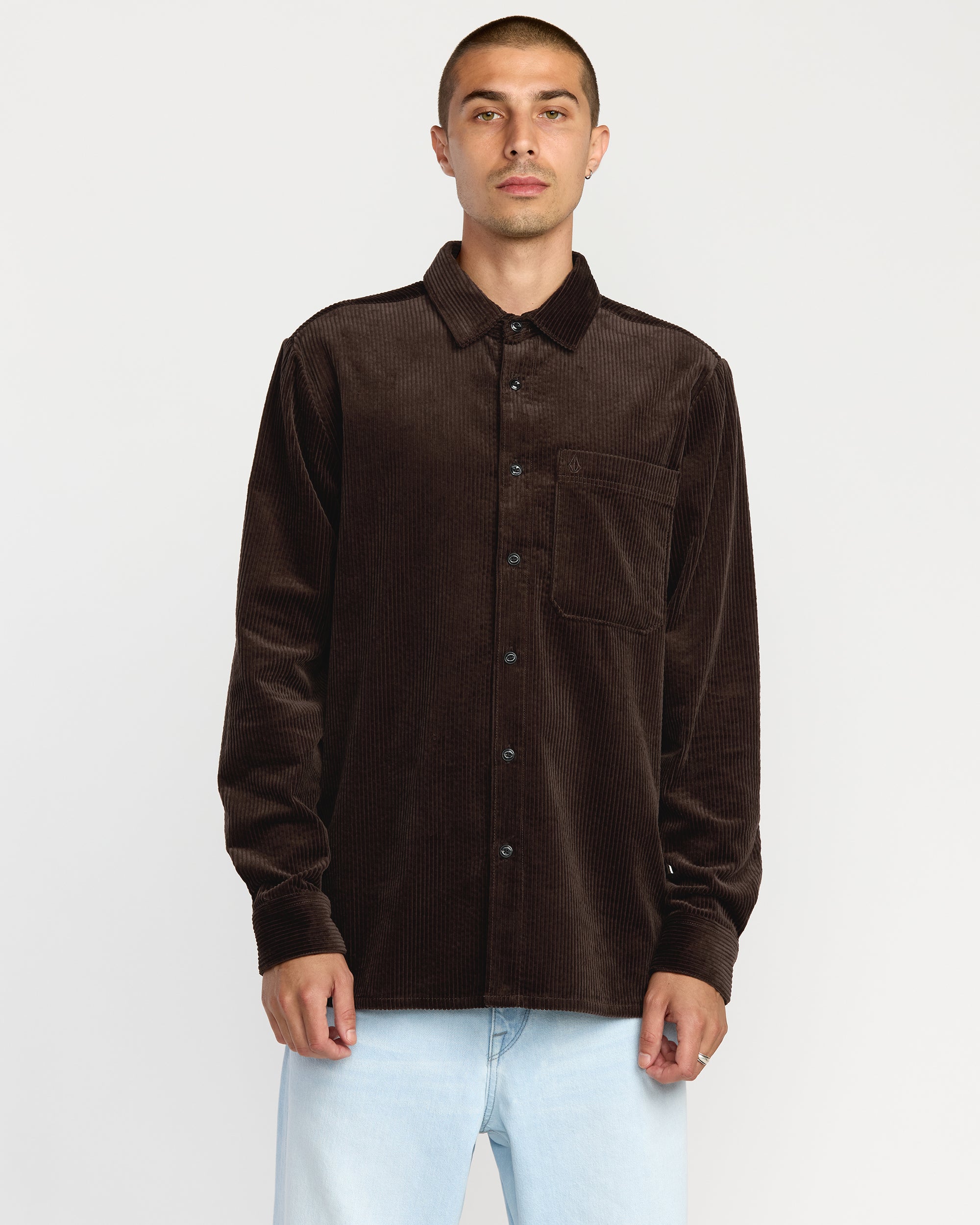 Fostered Shirt - Cacao - Men - Volcom EU – Volcom Europe