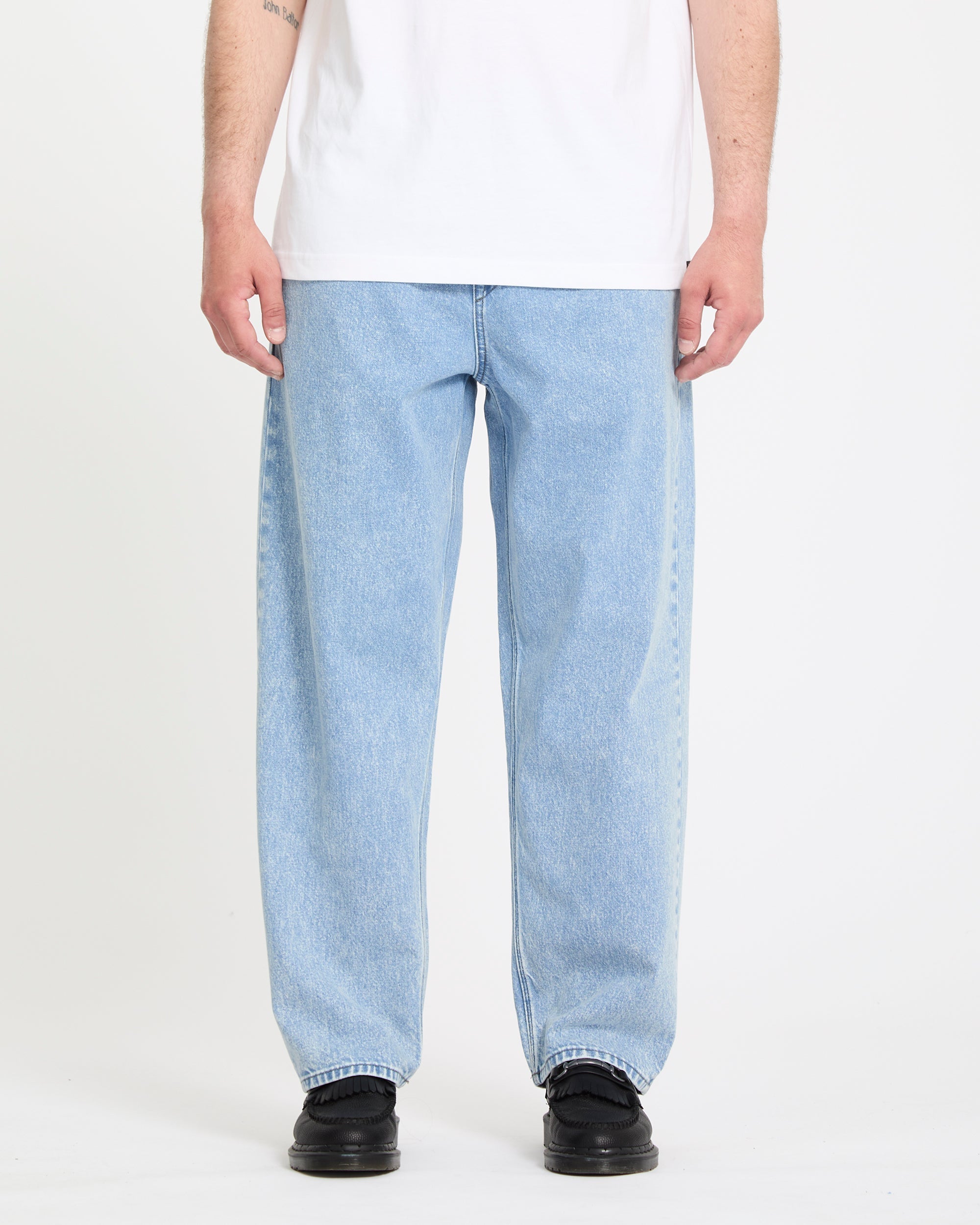 Freazy Loose Elasticated Waist Jeans - Pale Aqua - Men - Volcom EU