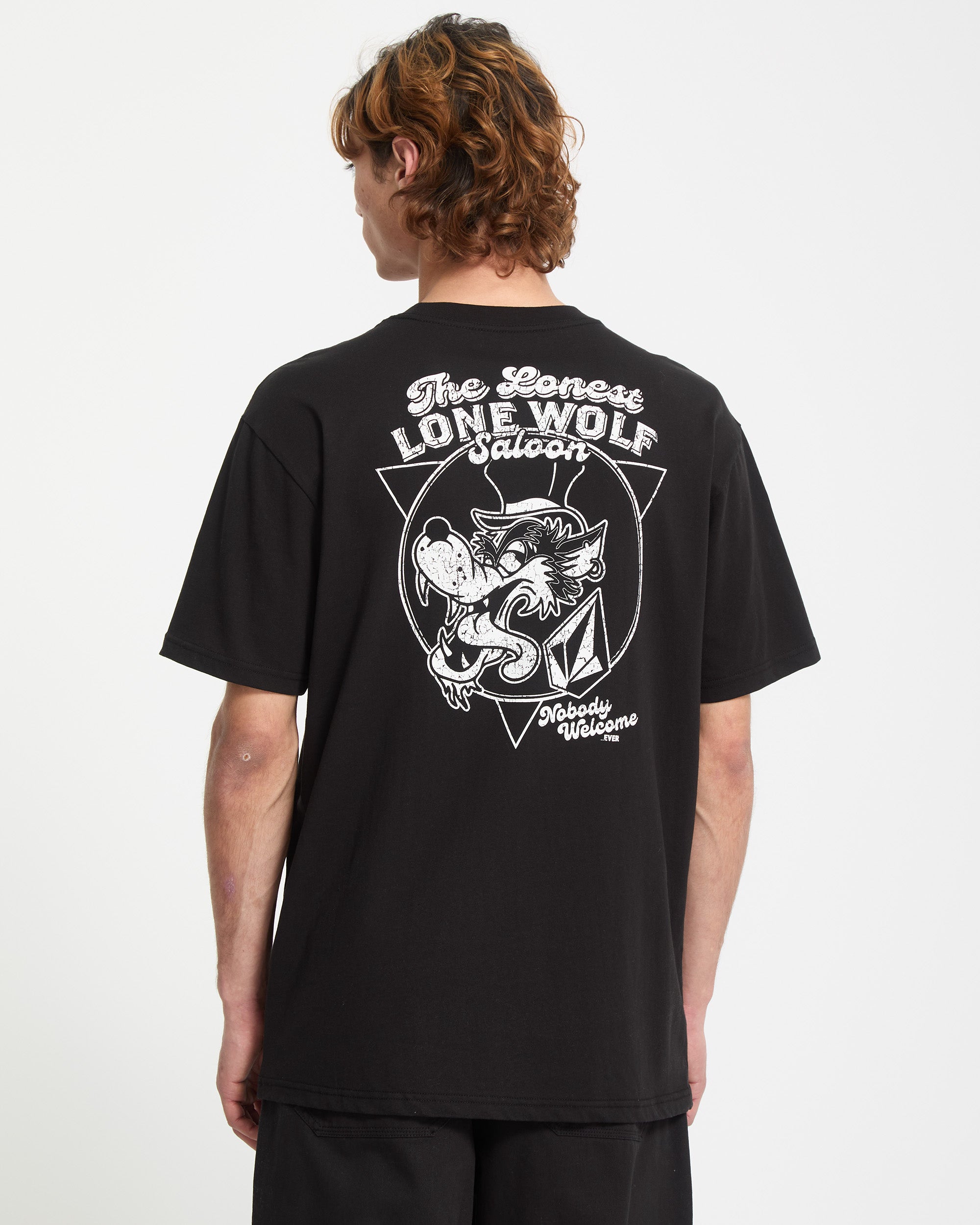 Solo Wolf T-Shirt - Black - Men - Volcom EU – Volcom Europe