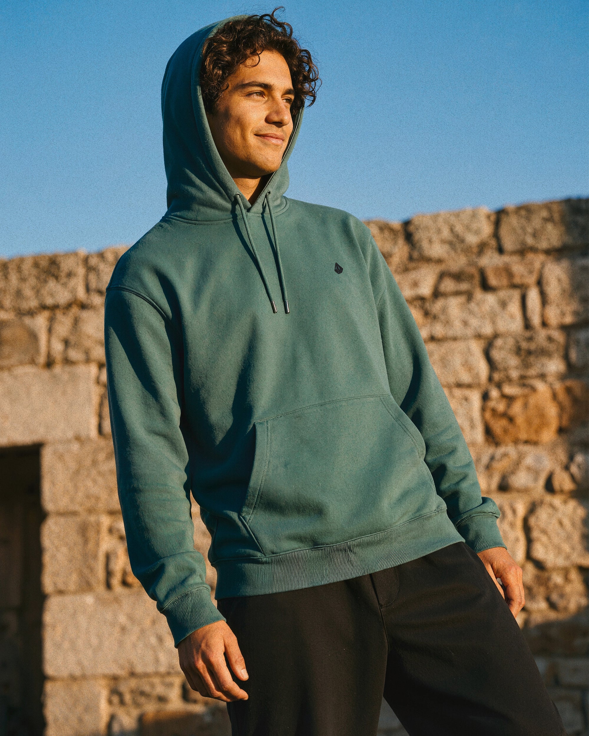 Single Stone Hoodie - Rifle Green - Men - Volcom EU – Volcom Europe