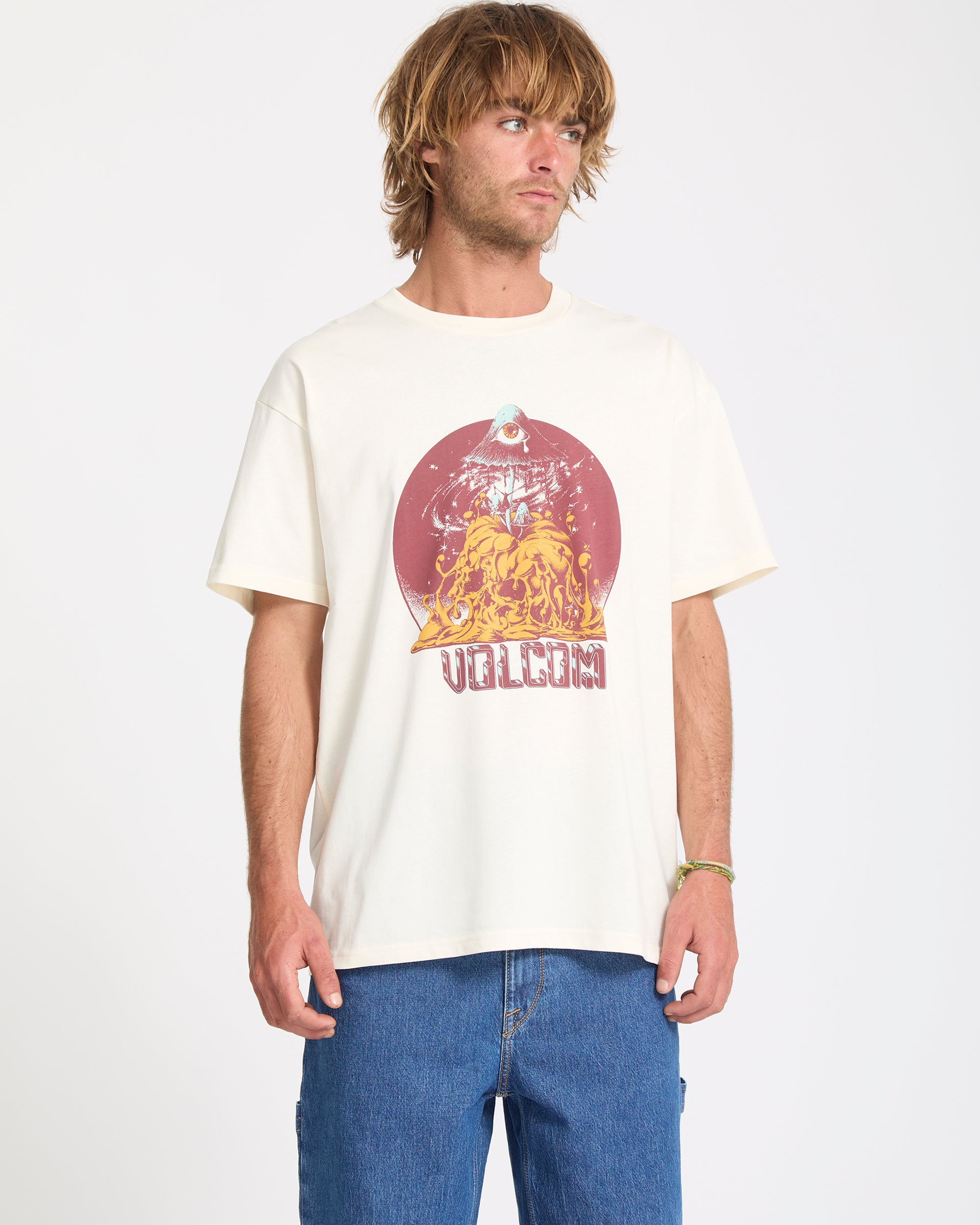 Callum Rooney T-Shirt - Off White - Men - Volcom EU – Volcom Europe