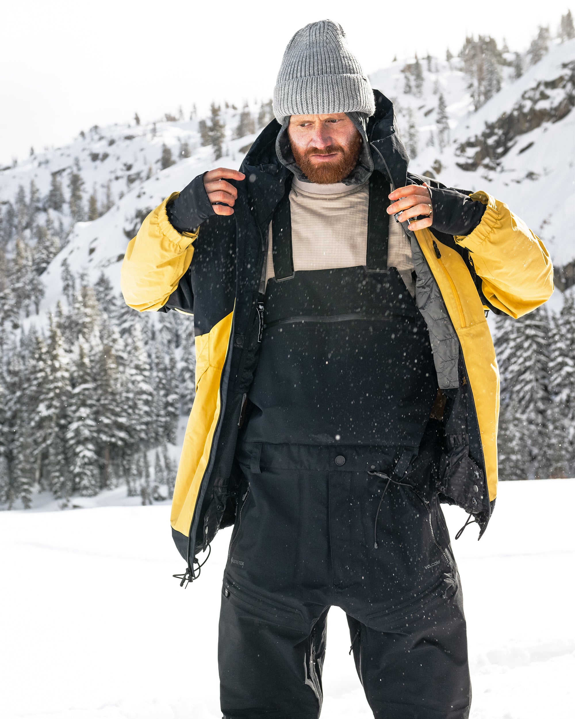 3L Gore-Tex Bib Overall - Black - Men - Volcom EU - 2 Years