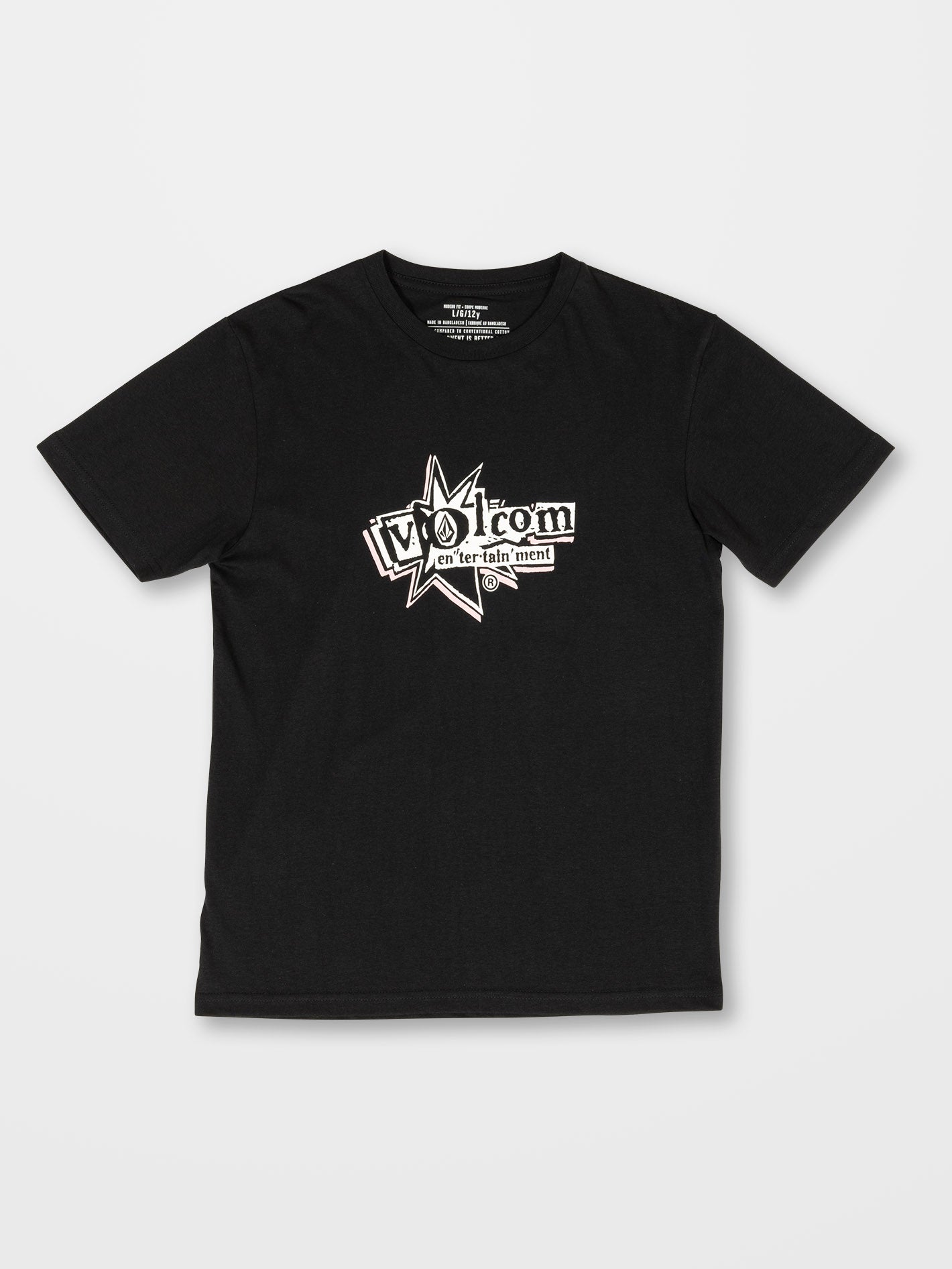 Volcom Ent T-shirt - BLACK - (KIDS) (C3512350_BLK) [F]