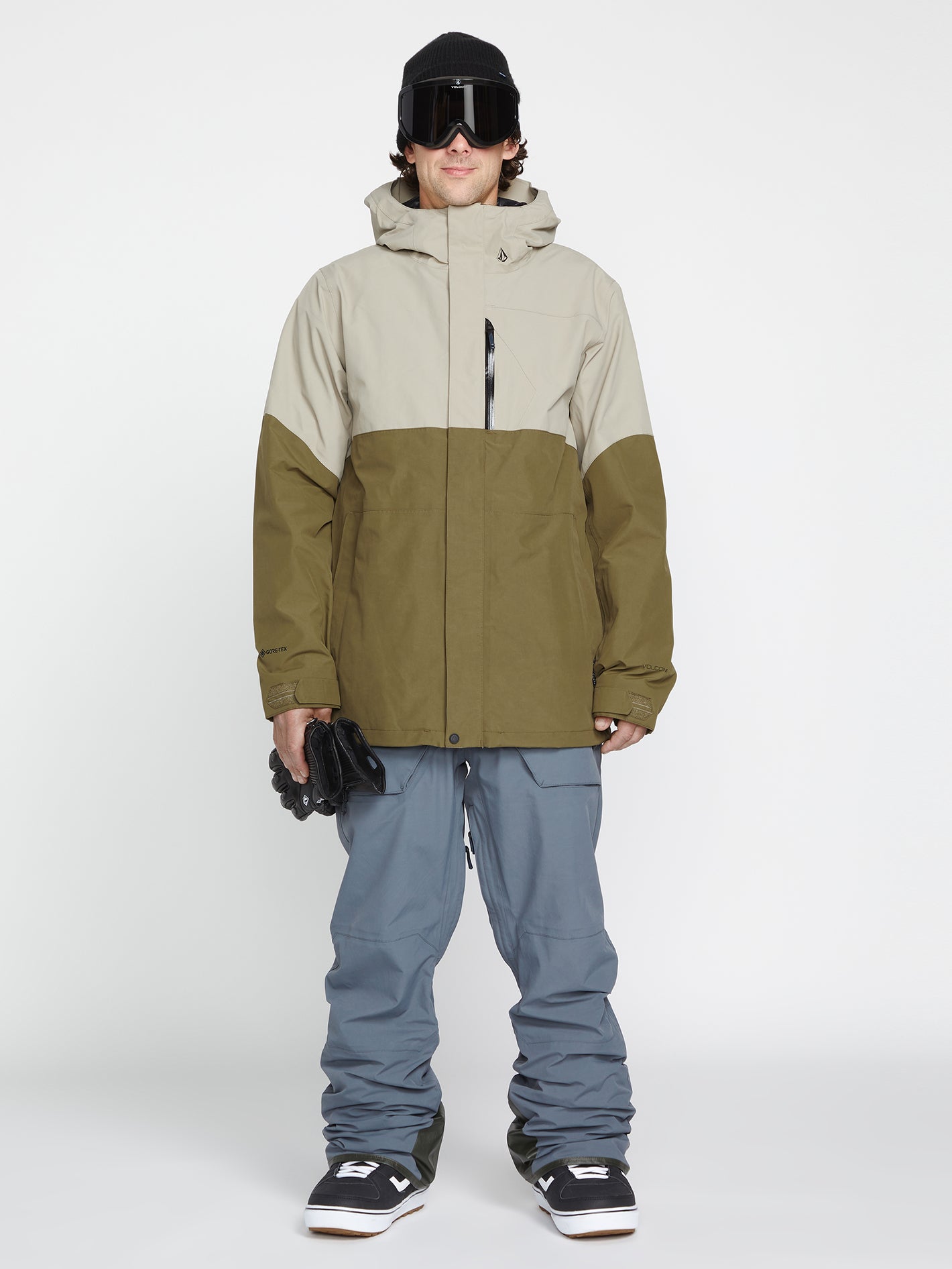L Gore-Tex Jacket Dark Khaki - Main Image