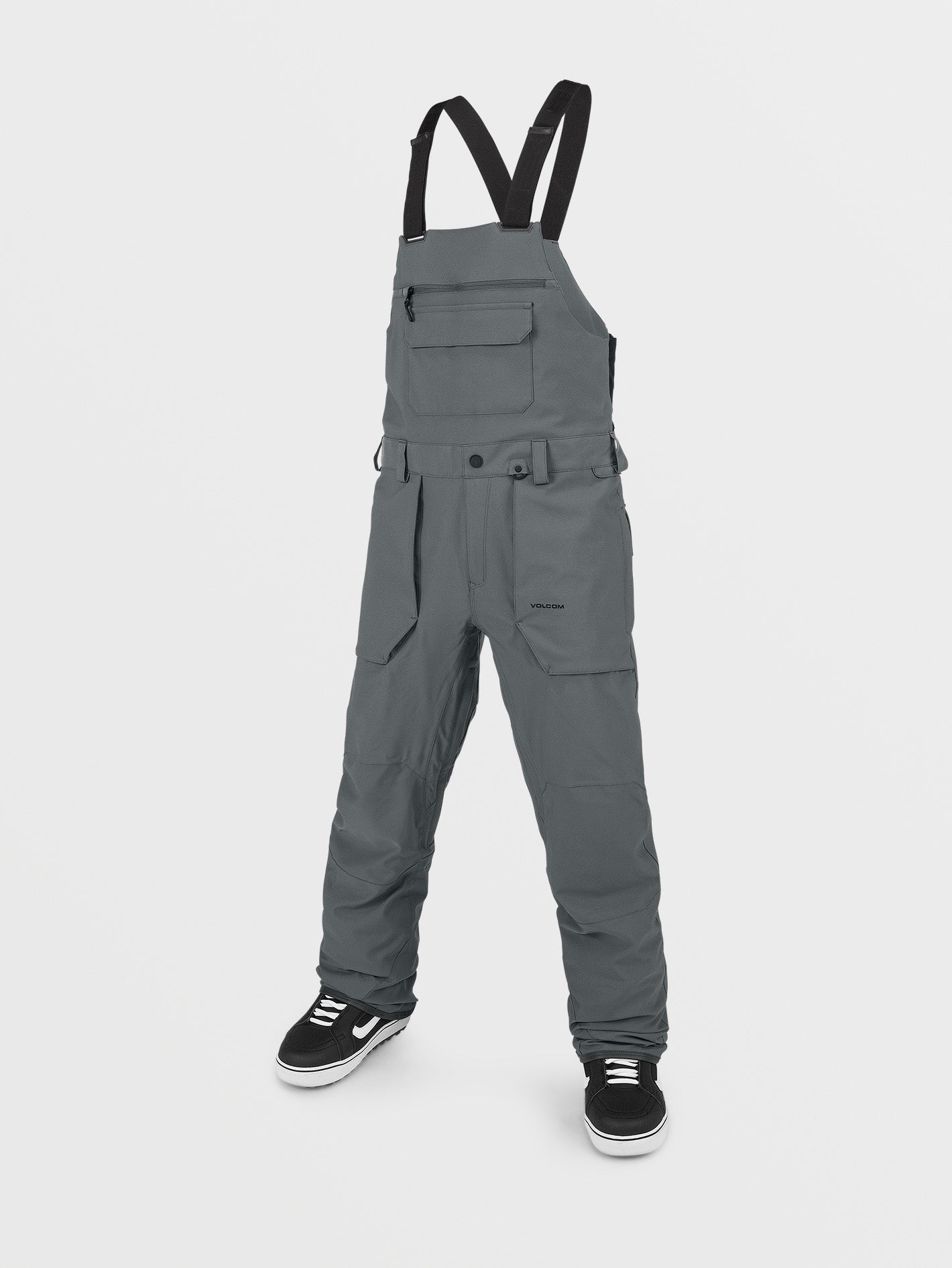Roan Bib Overall - DARK GREY - Men - Volcom EU – Volcom Europe