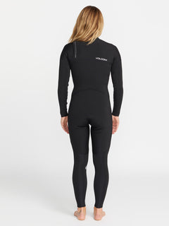 3/2Mm Chest Zip Wetsuit - BLACK (O9512304_BLK) [B]