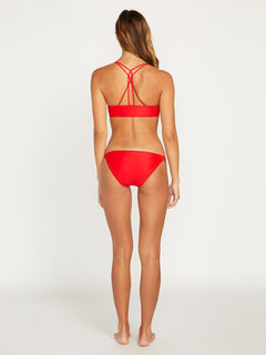 Top bikini con scollo a V Simply Solid - CANDY APPLE (O1012315_CDY) [10]