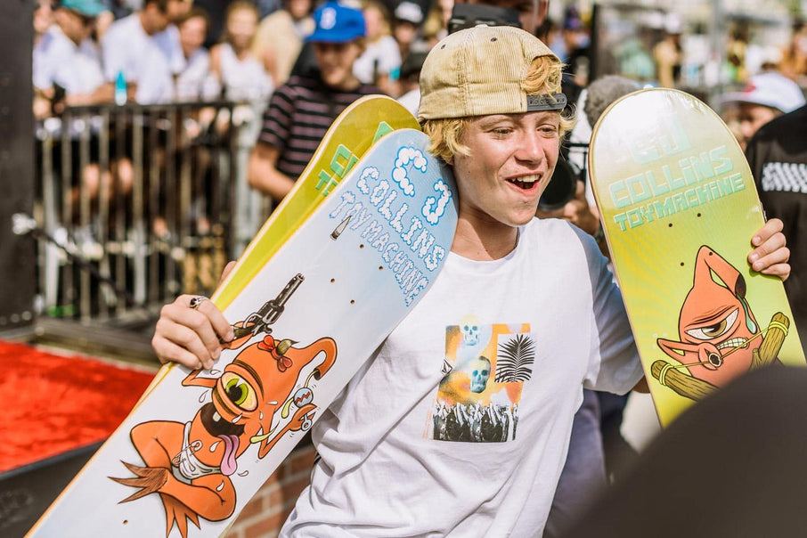 CJ Collins goes pro for Toy Machine at US Open in Huntington Beach
