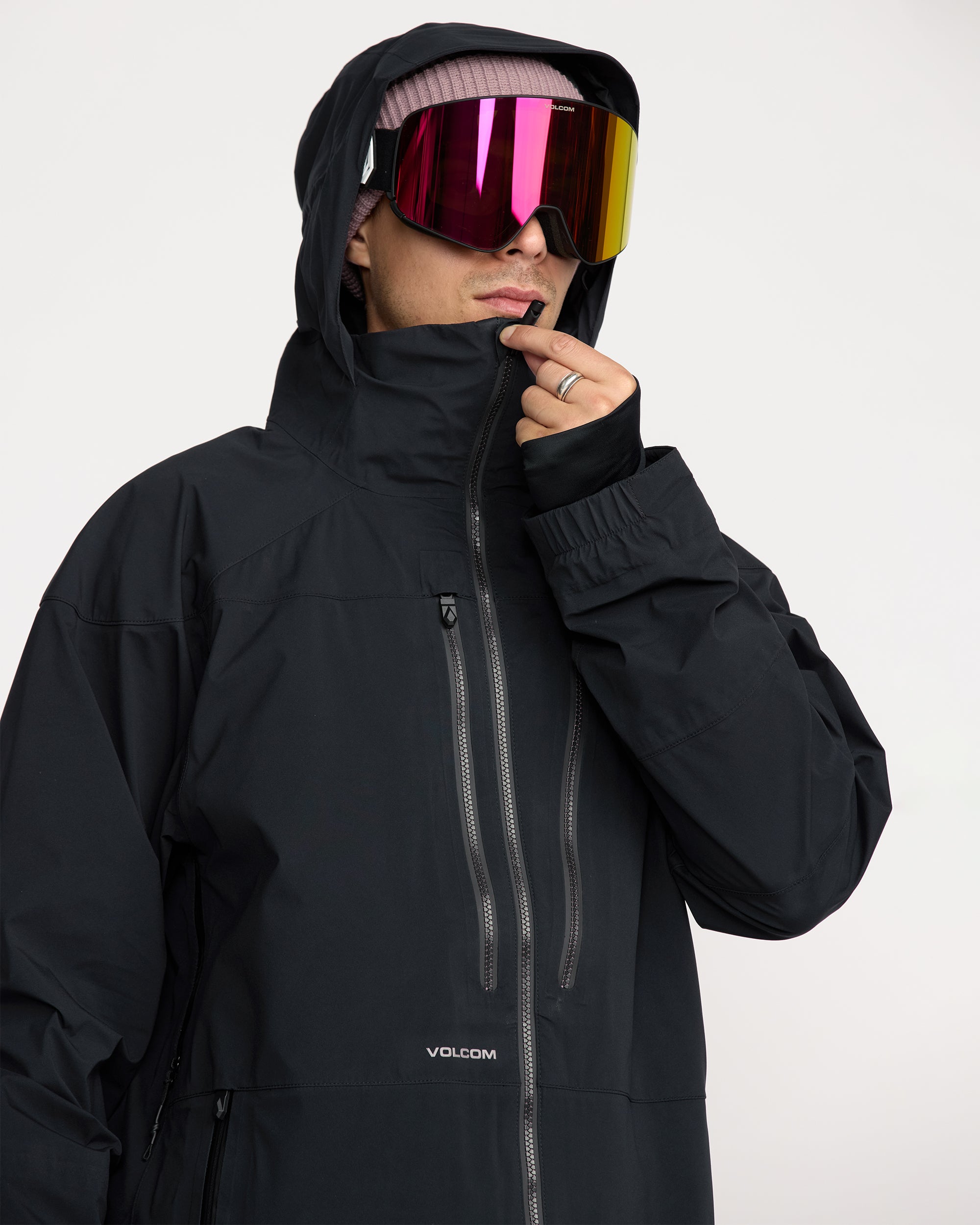 Guch Stretch Gore-tex Jacket - Black - Men - Volcom EU – Volcom Europe