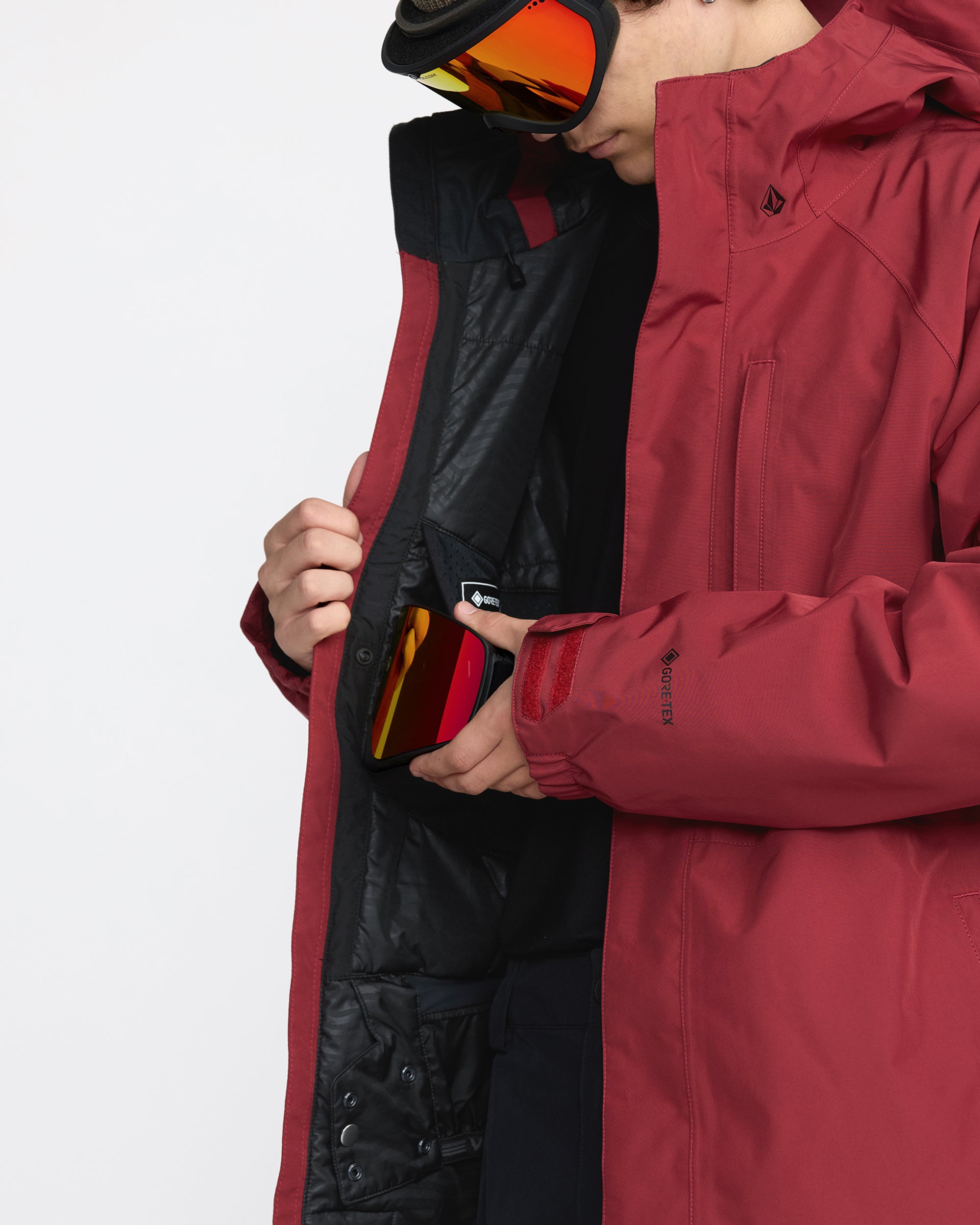 Dua Insulated Gore-Tex Jacket - Burnt Red - Men - Volcom EU