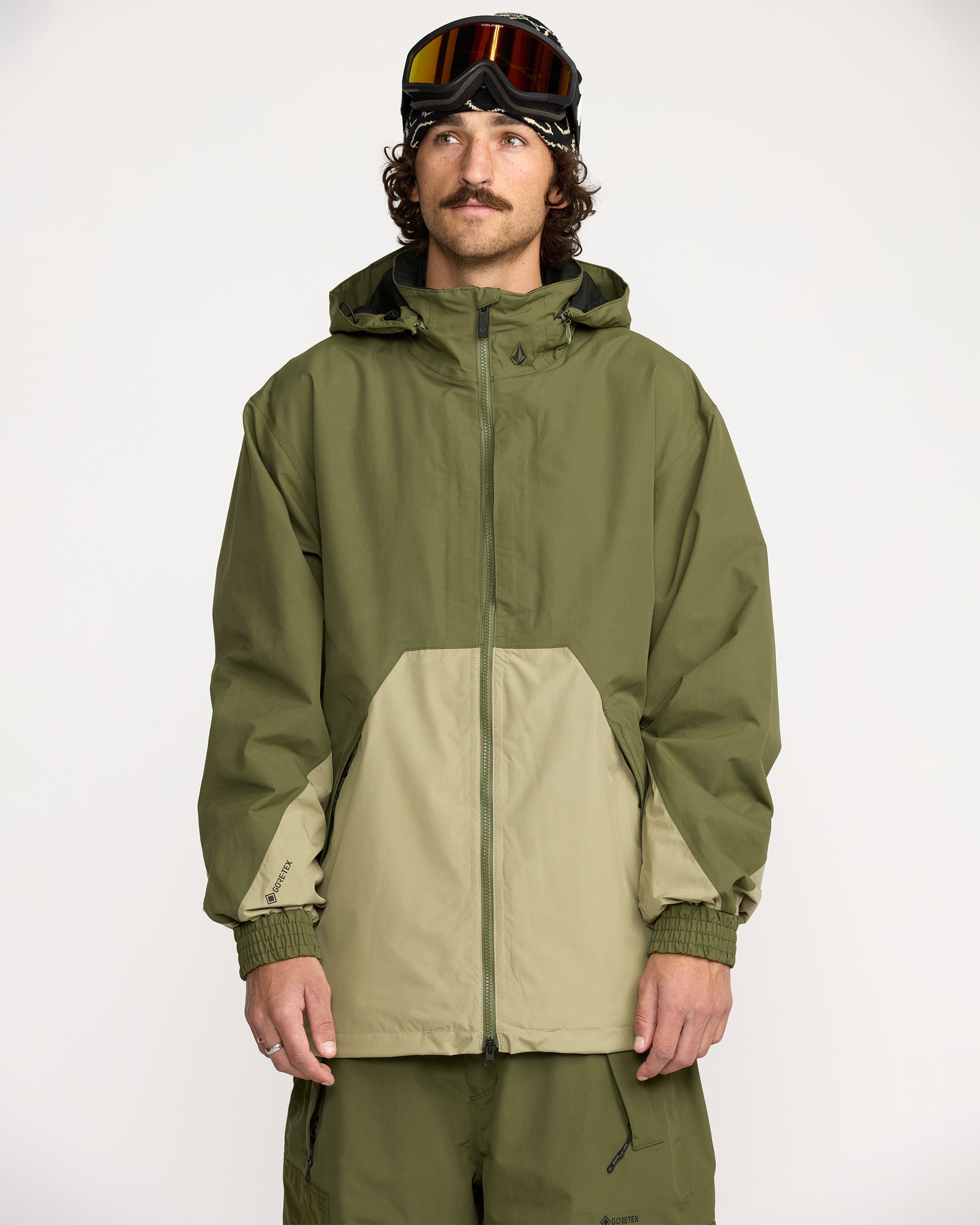 Longo Gore-Tex Jacket - Dark Olive - Men - Volcom EU – Volcom Europe