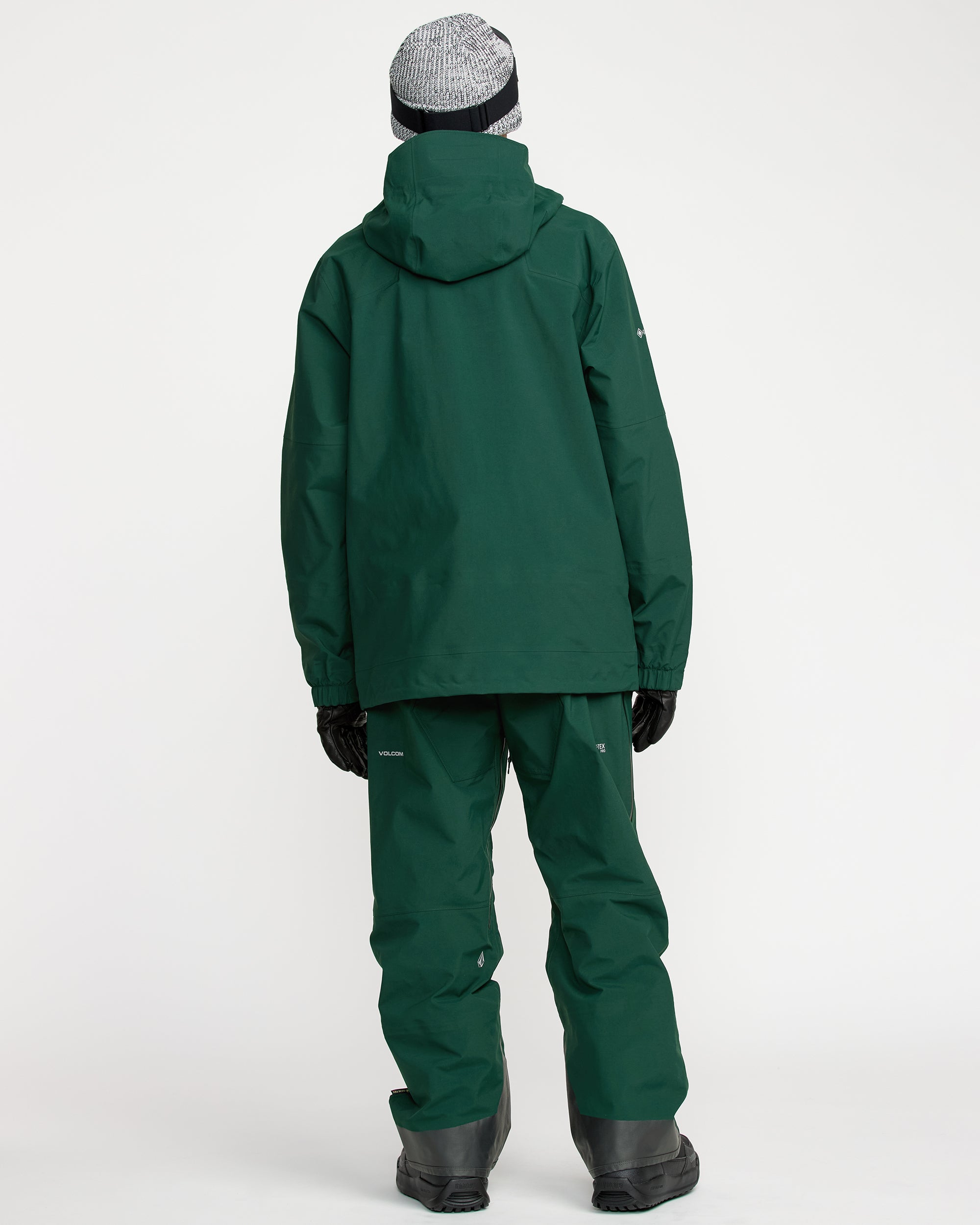 Anyox Guide Gore-tex Pro Shell Jacket - Black Green - Men - Volcom