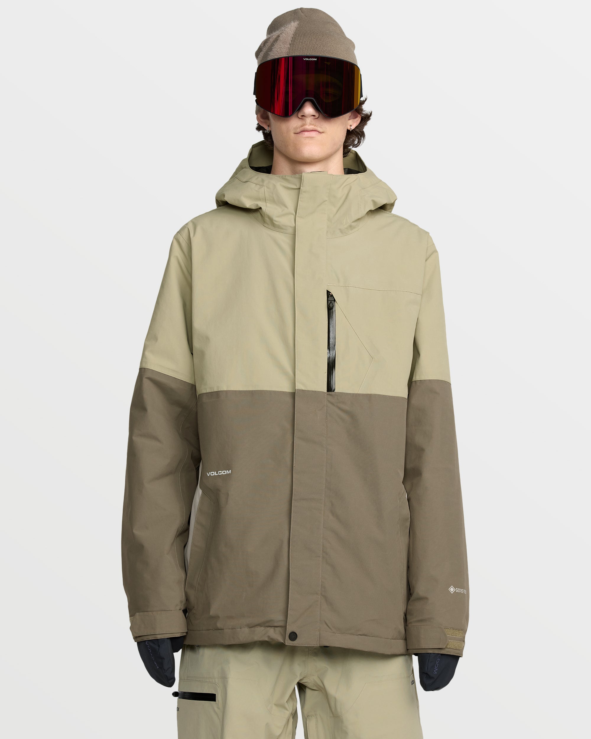L Insulated Gore-Tex Jacket - Moss Green - Men - Volcom EU