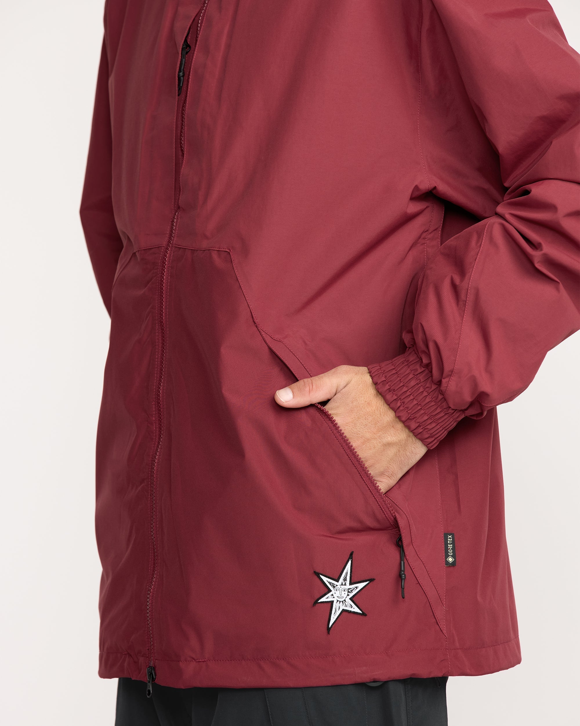 Longo Gore-Tex Jacket - Burnt Red - Men - Volcom EU – Volcom Europe