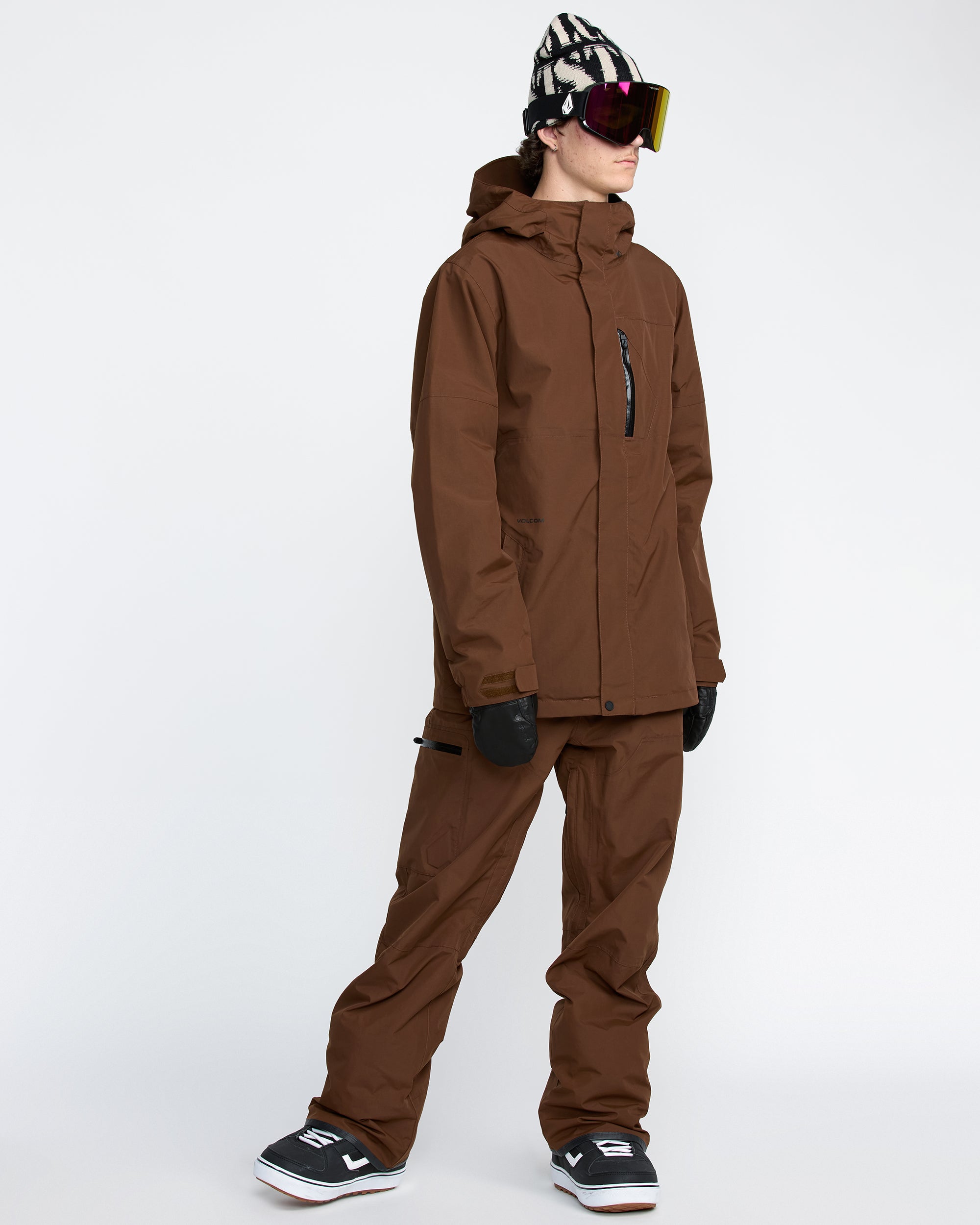 L Gore-Tex Jacket - Brown - Men - Volcom EU – Volcom Europe
