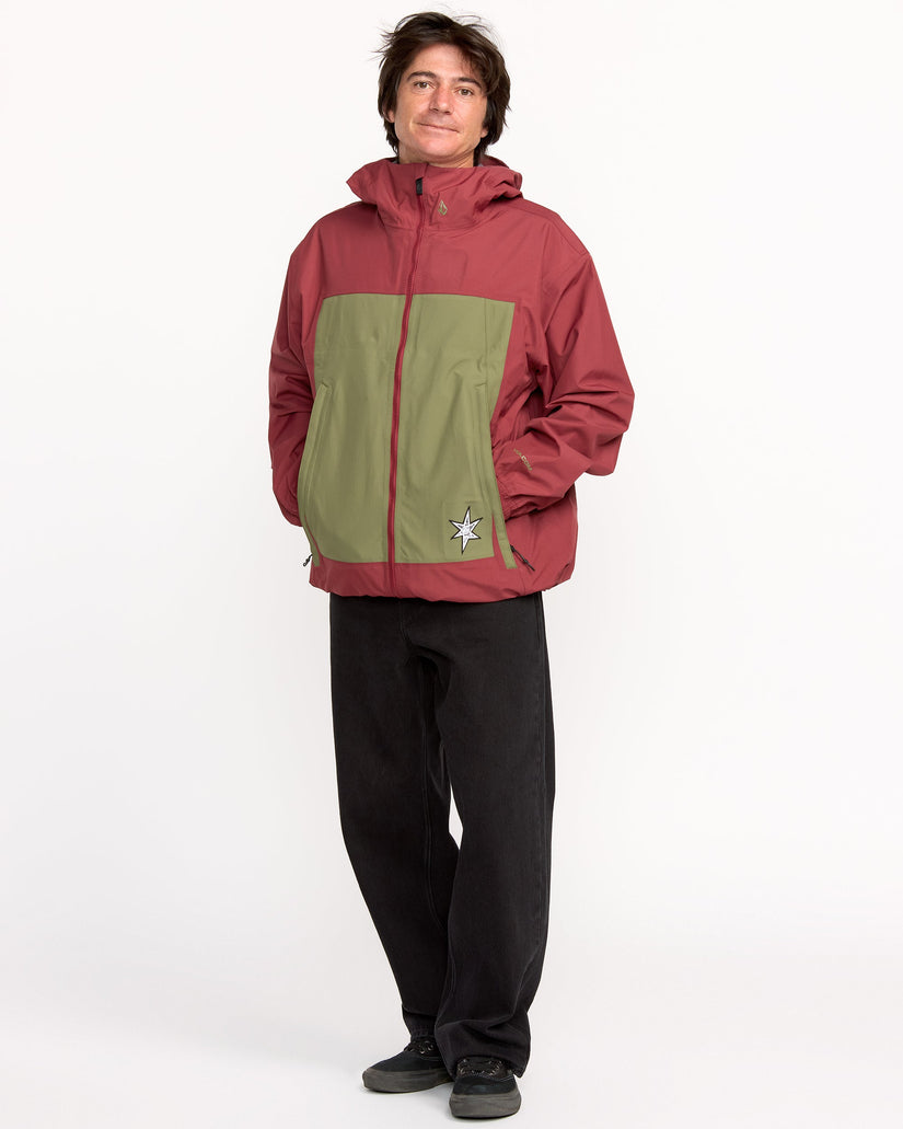 Arthur 3L Jacket - Burnt Red