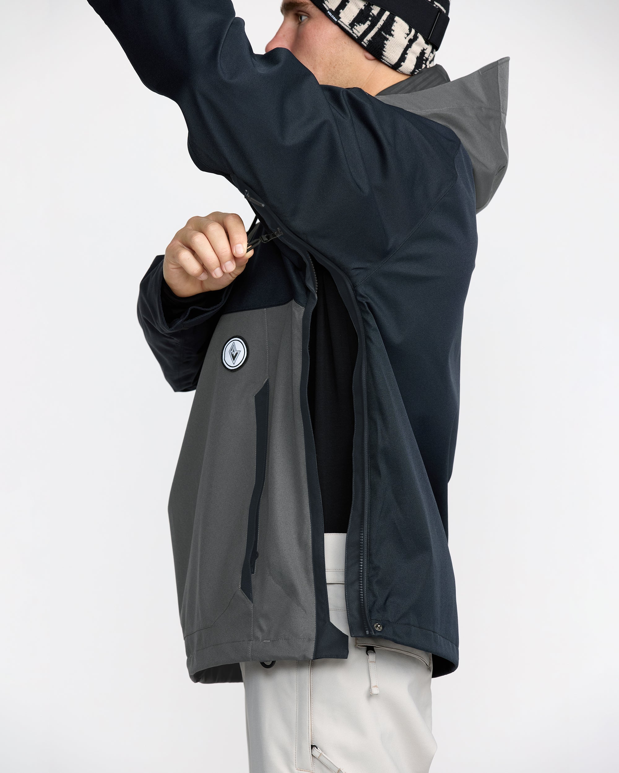 Hossegor 20K Jacket - Black - Men - Volcom EU – Volcom Europe