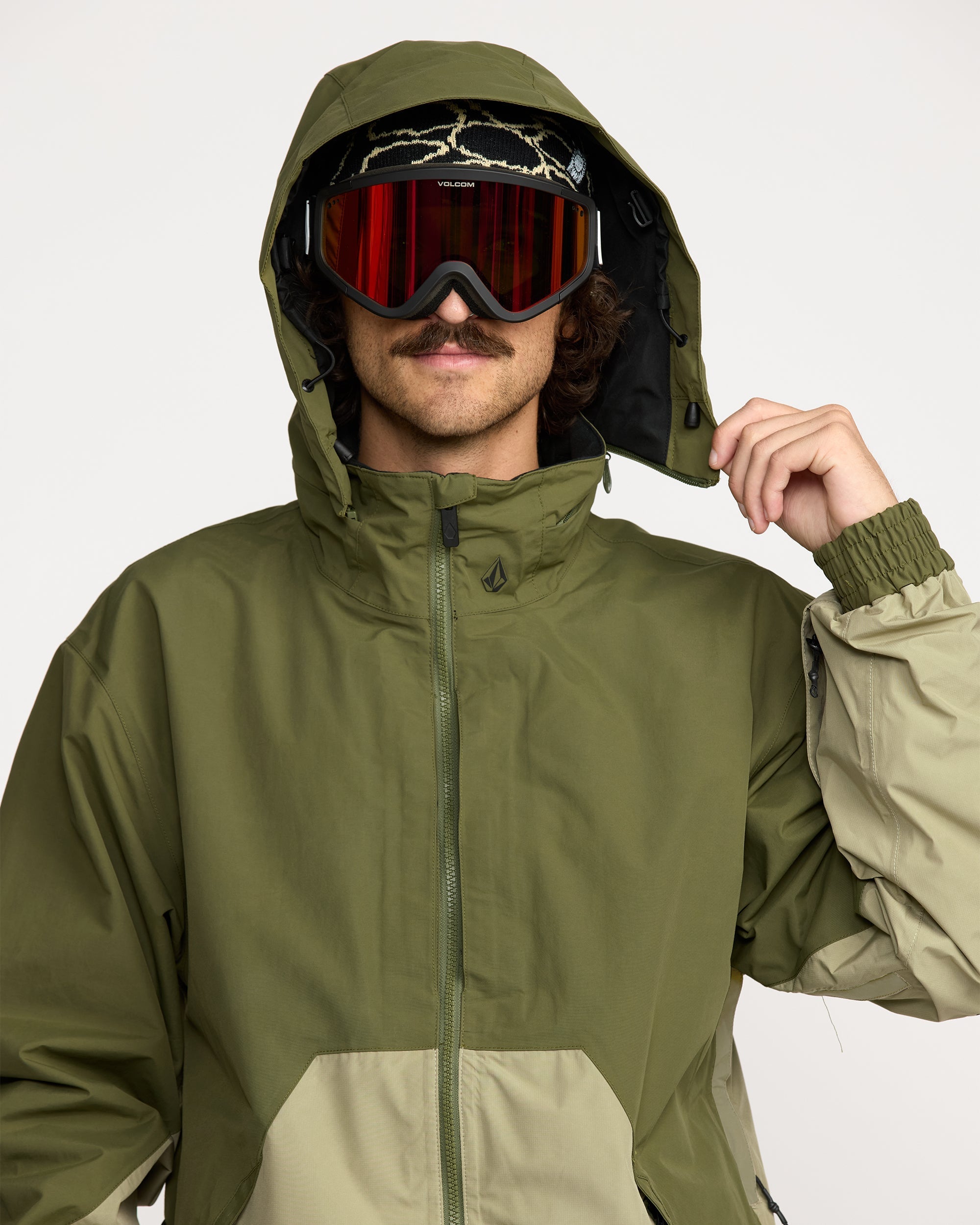 Longo Gore-Tex Jacket - Dark Olive - Men - Volcom EU – Volcom Europe