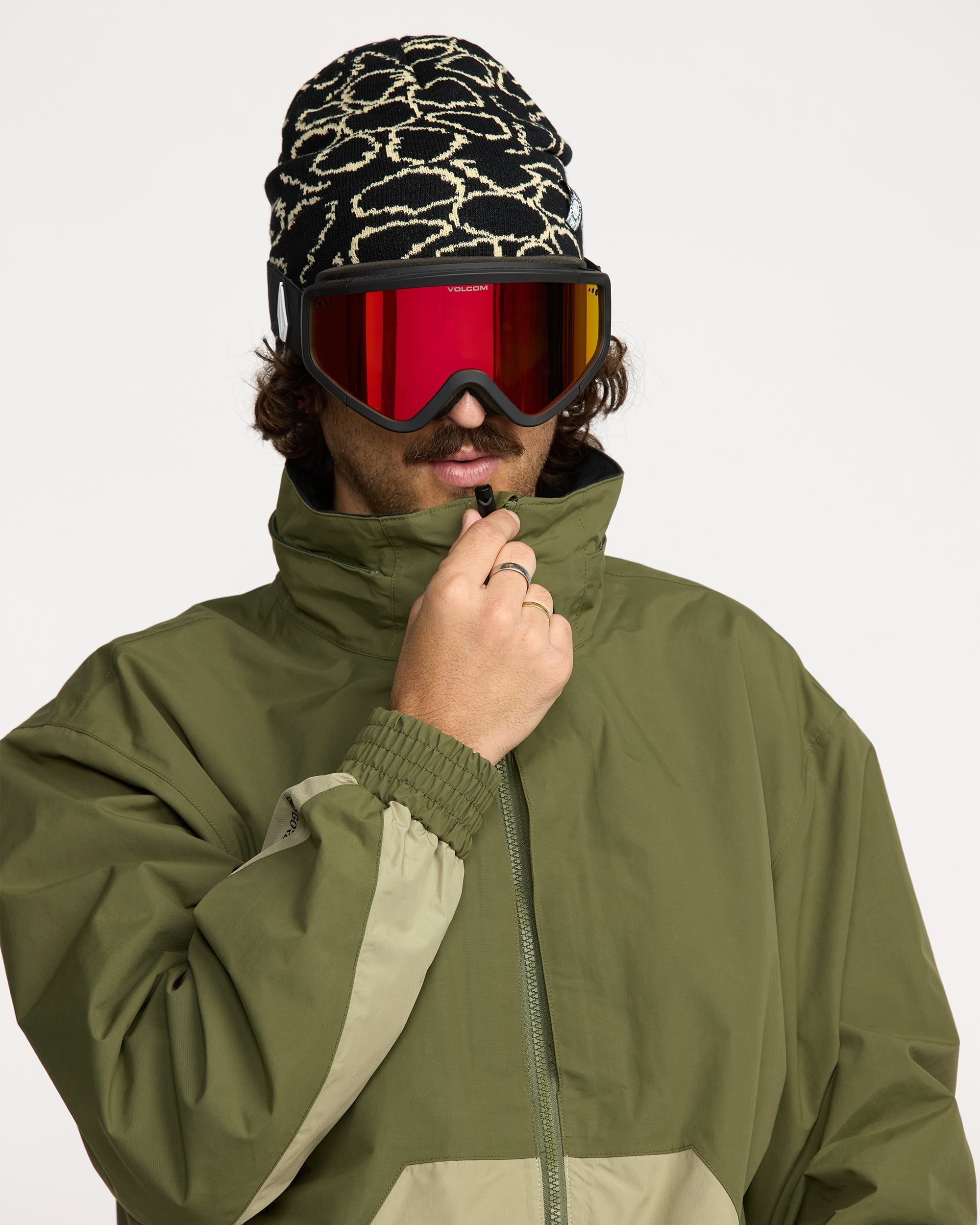 Longo Gore-Tex Jacket - Dark Olive - Men - Volcom EU – Volcom Europe