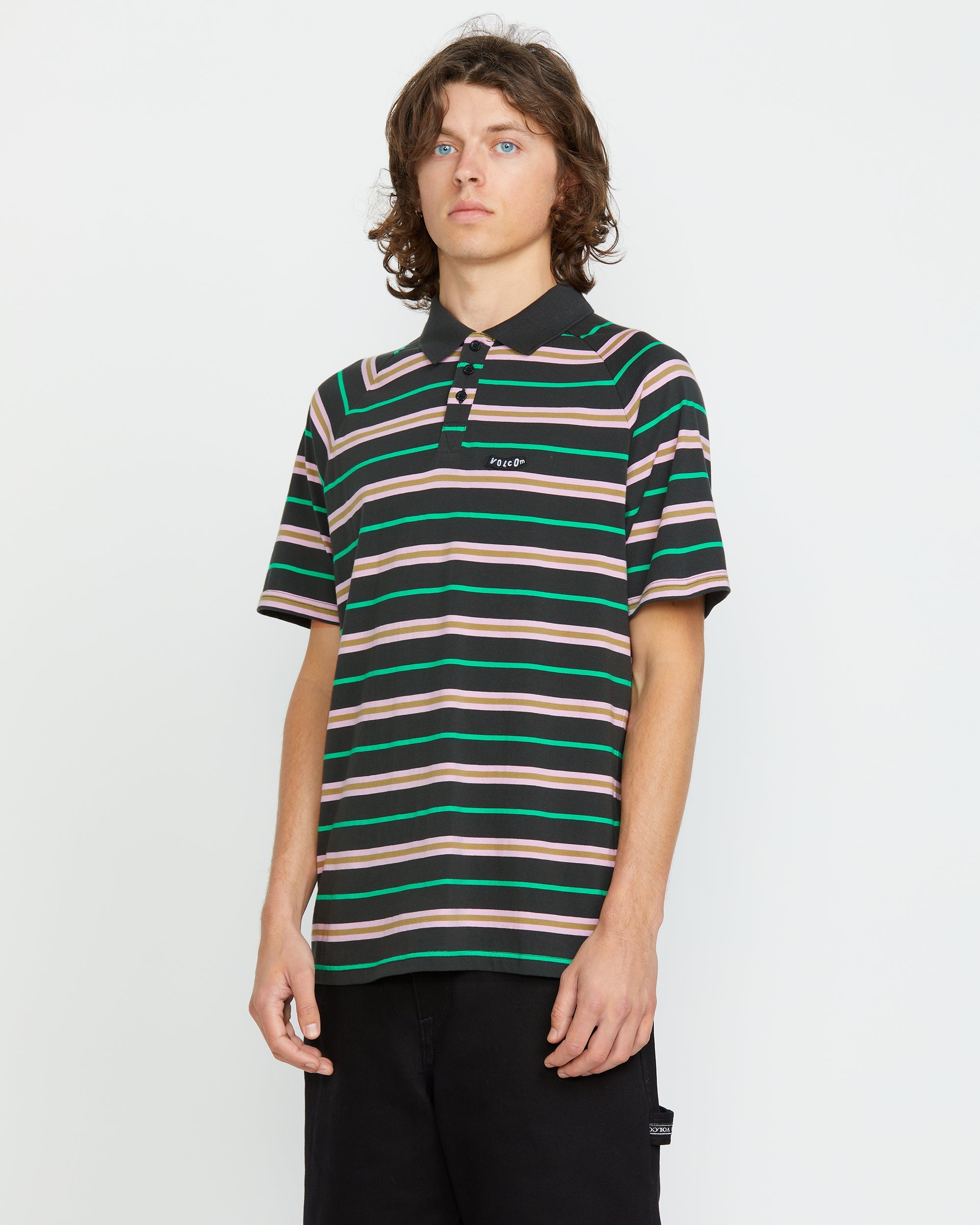 ポロシャツ 黒 Flexwitme yoko SWAG Y2K POLOの通販 | NEXTGENINVESTING