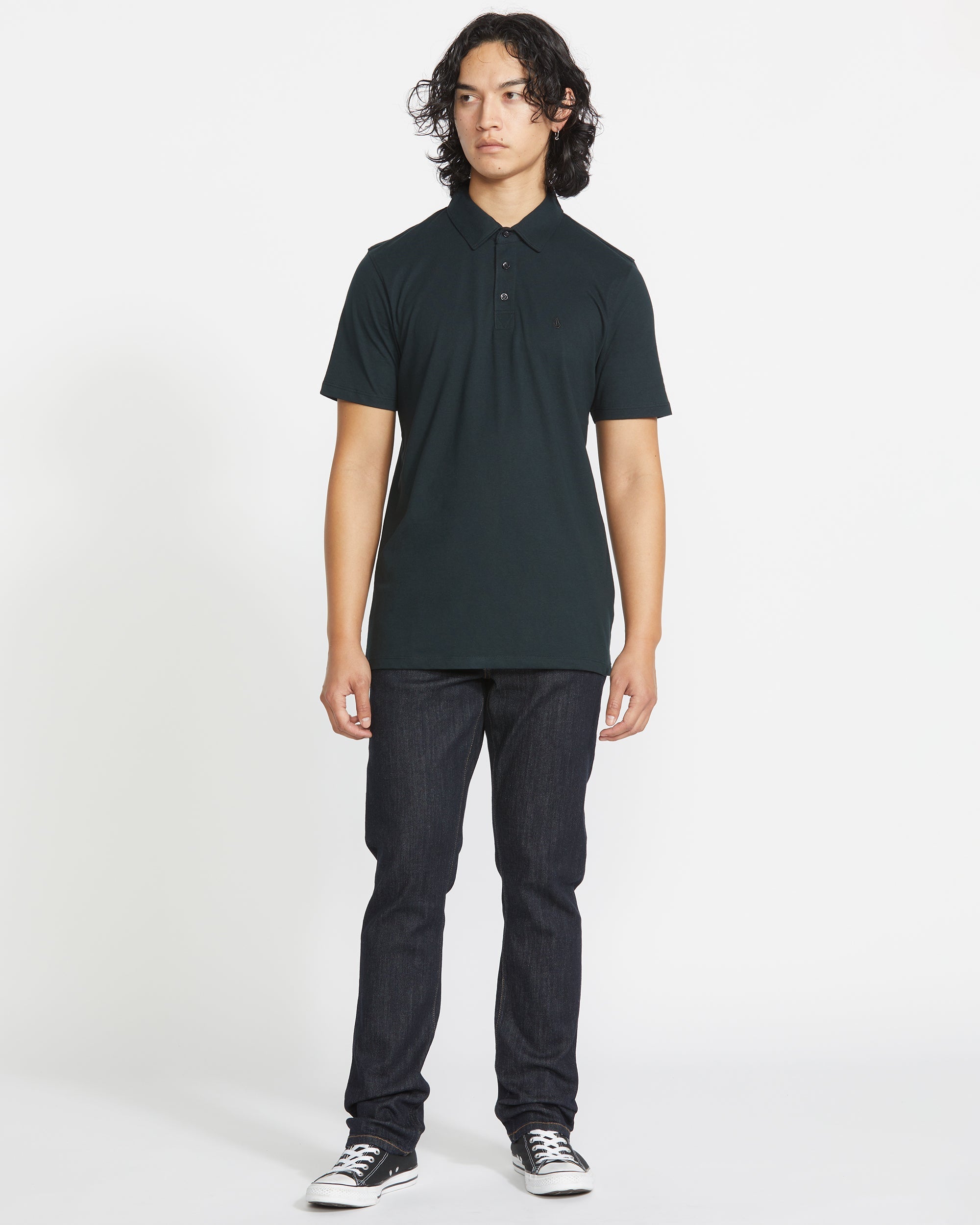 【更に更に値下げ】 VOLCOMユース WEAR Wowzer Polo - Black - Men - Volcom EU – Volcom Europe