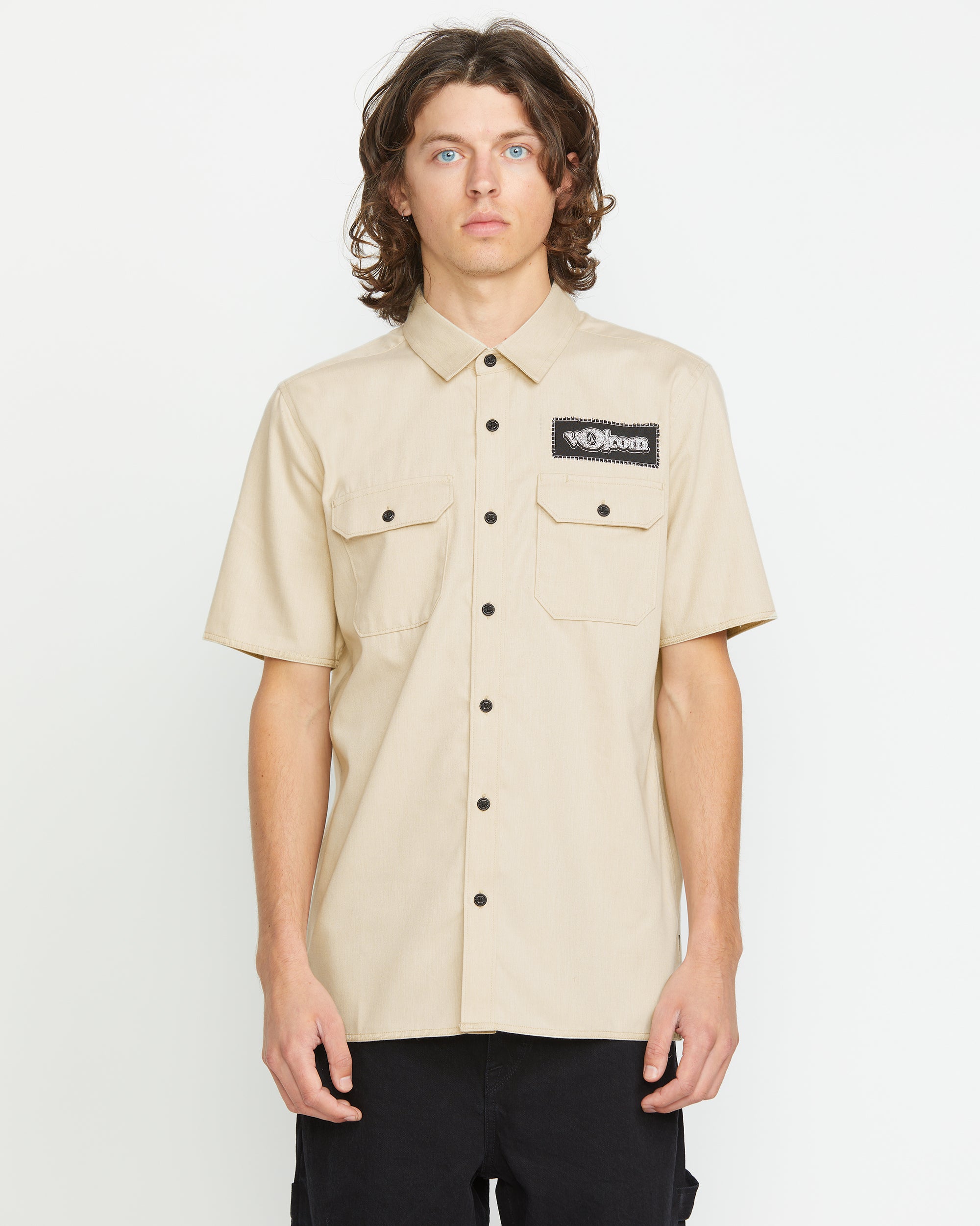 Trade Stone Shirt - LIGHT KHAKI - Men - Volcom Europe