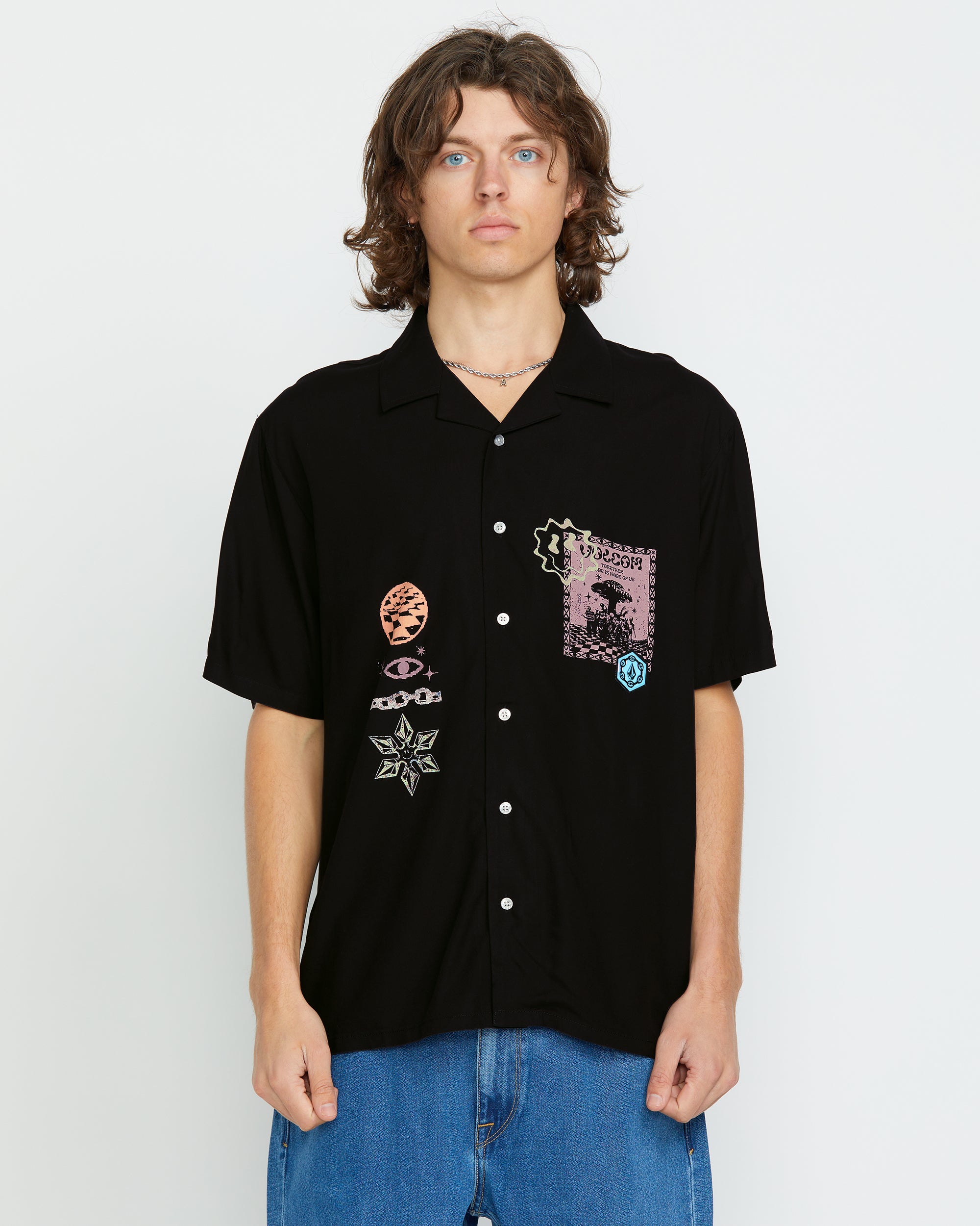 Filip Rygalski Woven Shirt - BLACK - Volcom EU – Volcom Europe