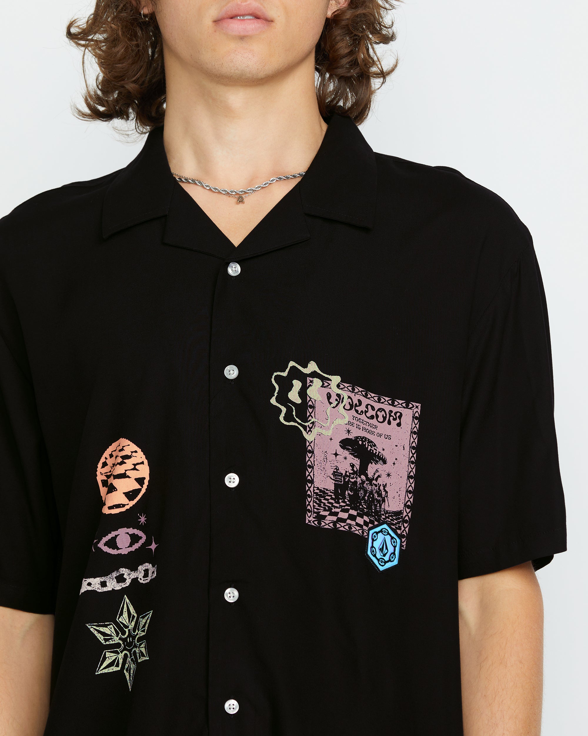 Filip Rygalski Woven Shirt - BLACK - Volcom EU – Volcom Europe