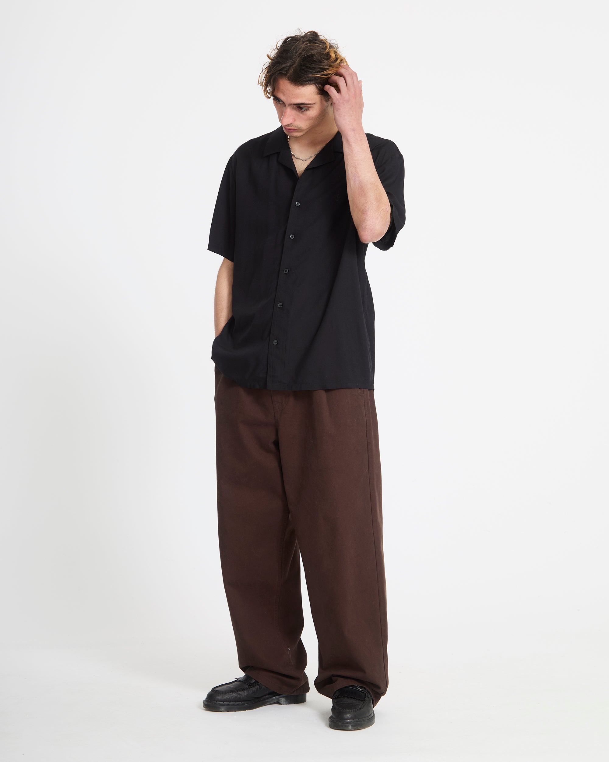 Single Stone Shirt - Gloss Black - Men - Volcom EU – Volcom Europe