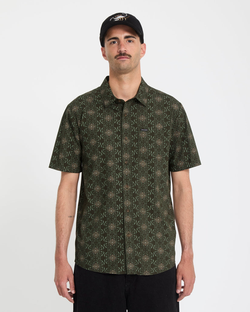Scaler Stone Woven Shirt - Squadron Green
