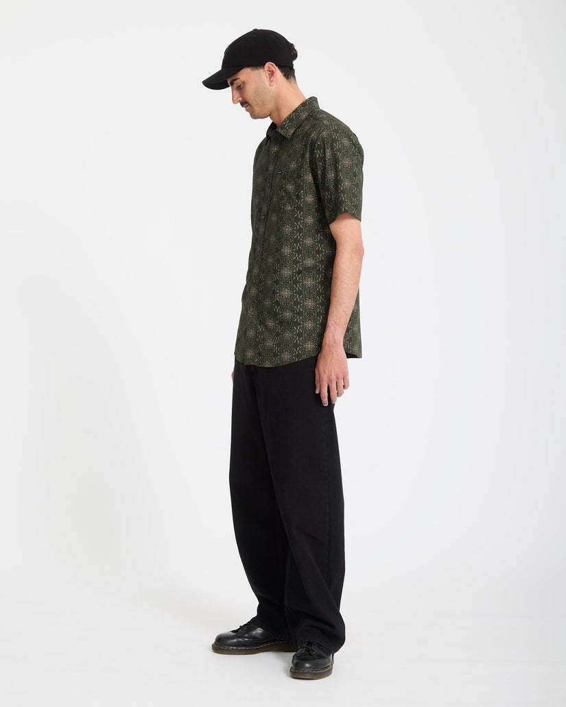 Scaler Stone Woven Shirt - Squadron Green