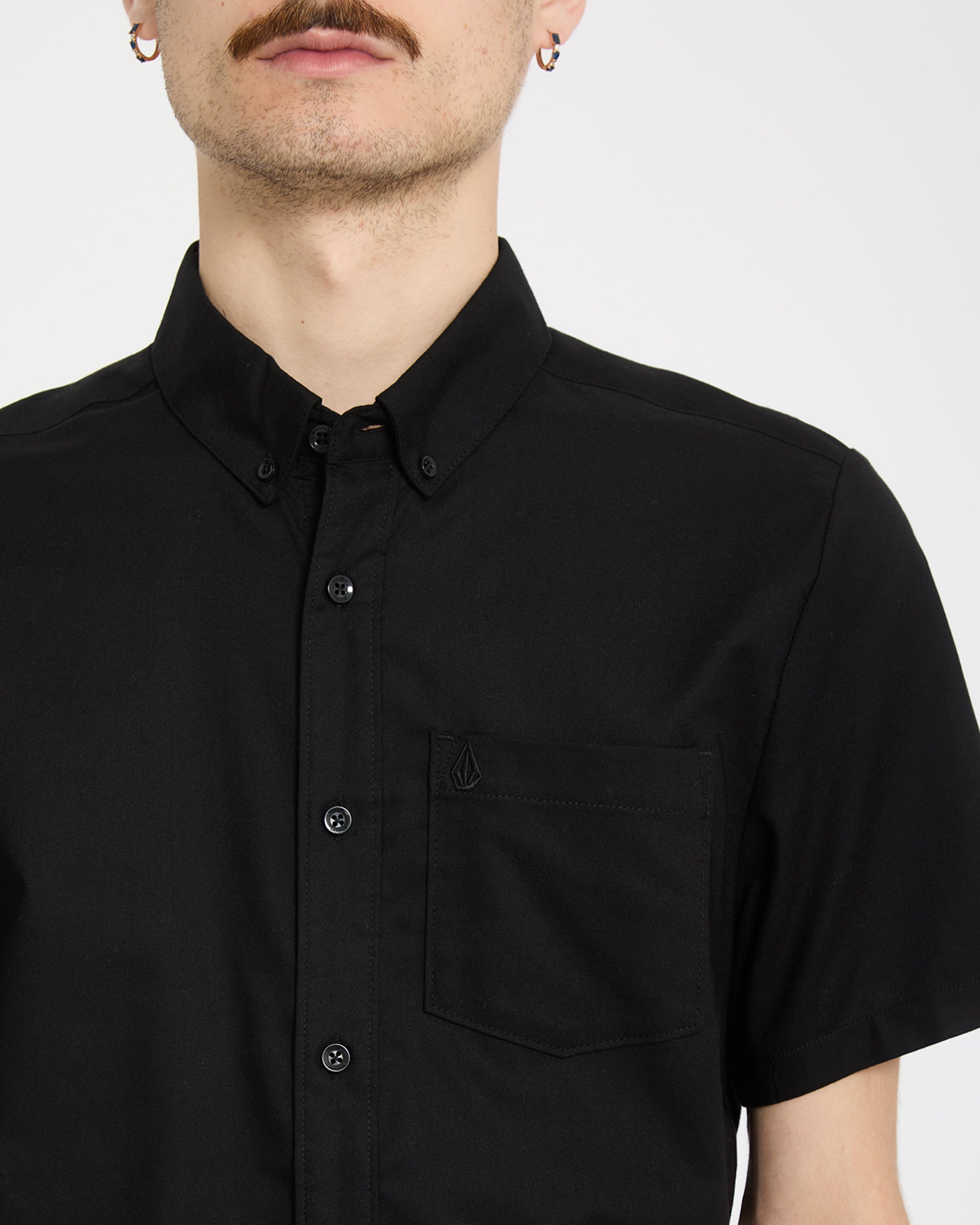Everett Oxford Shirt - New Black - Men - Volcom EU – Volcom Europe