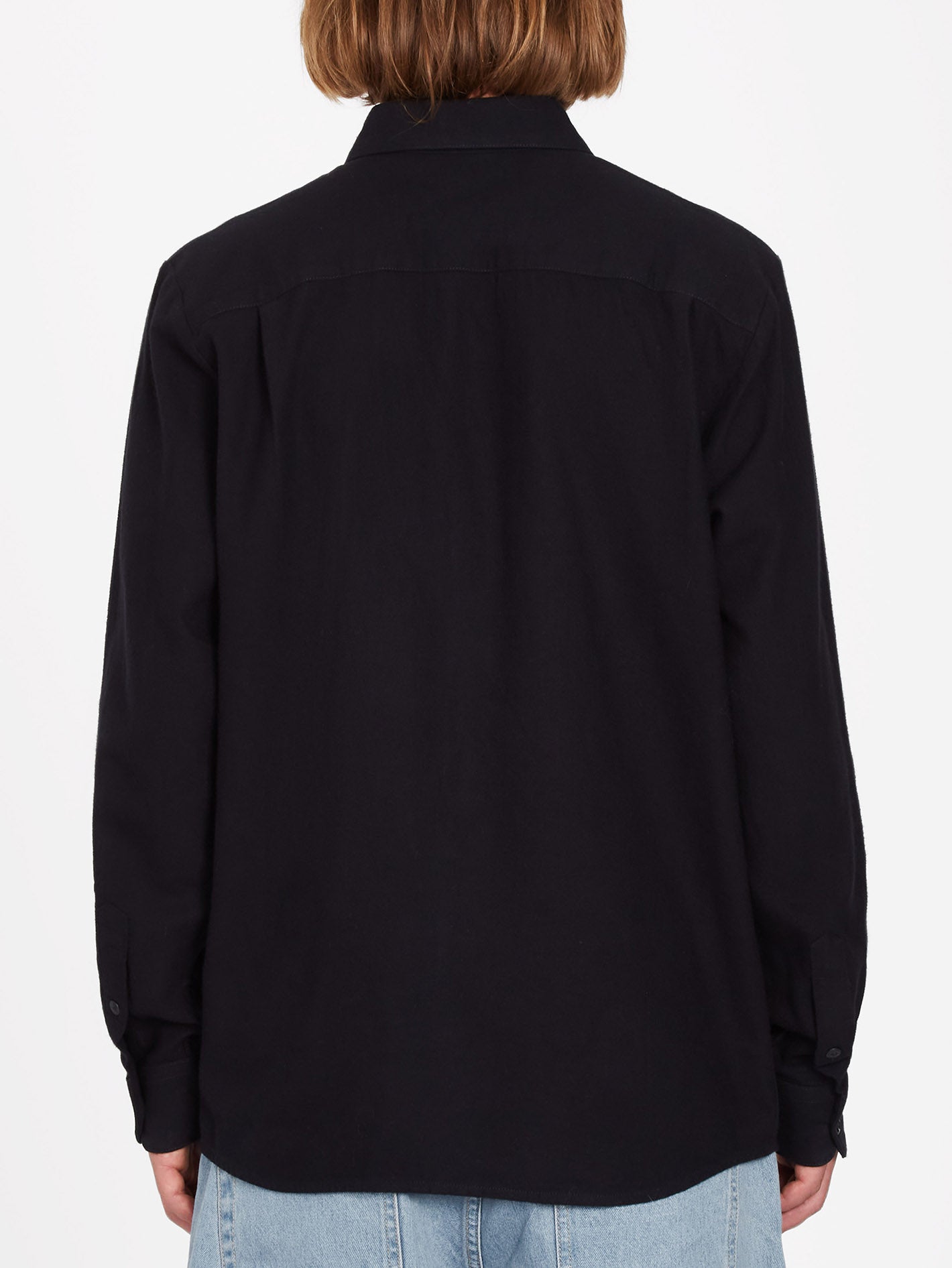 Caden Solid Shirt - Black - Men - Volcom Europe