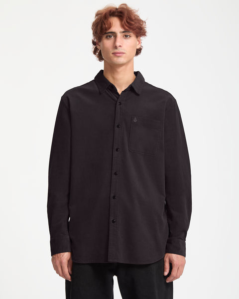Zander Shirt - Asphalt Black - Men - Volcom EU – Volcom Europe