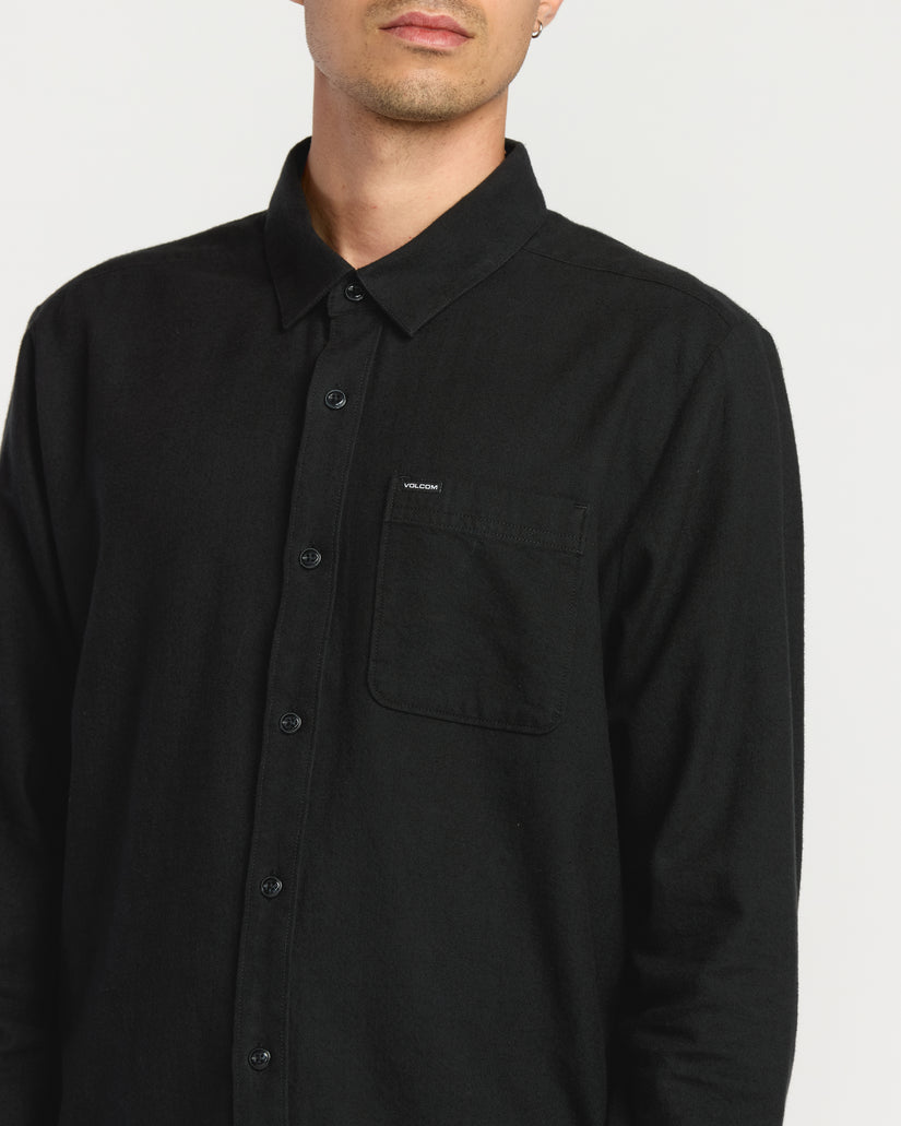 Caden Solid Shirt - Antique Black
