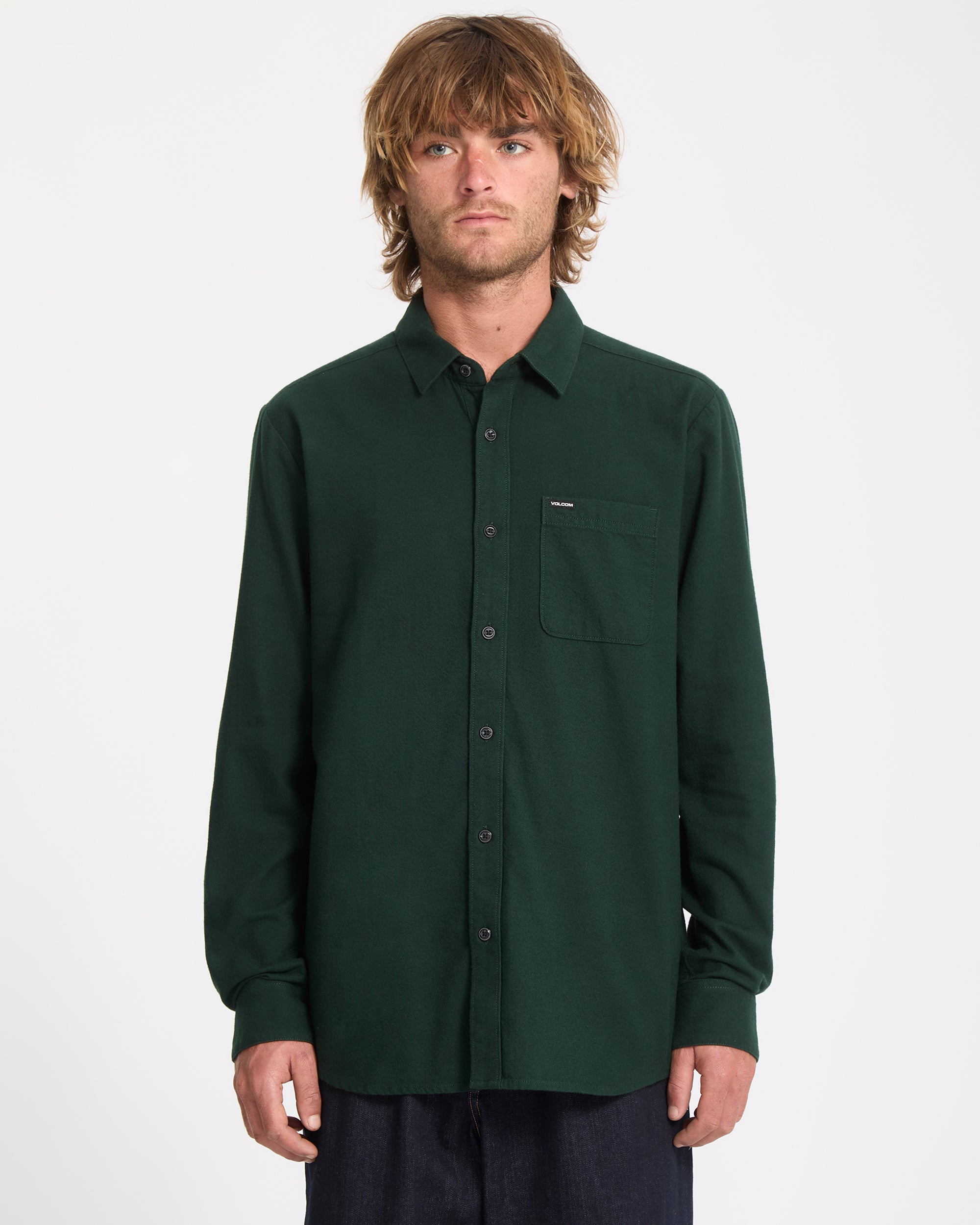 Veeco Oxford Shirt - Black - Men - Volcom EU – Volcom Europe