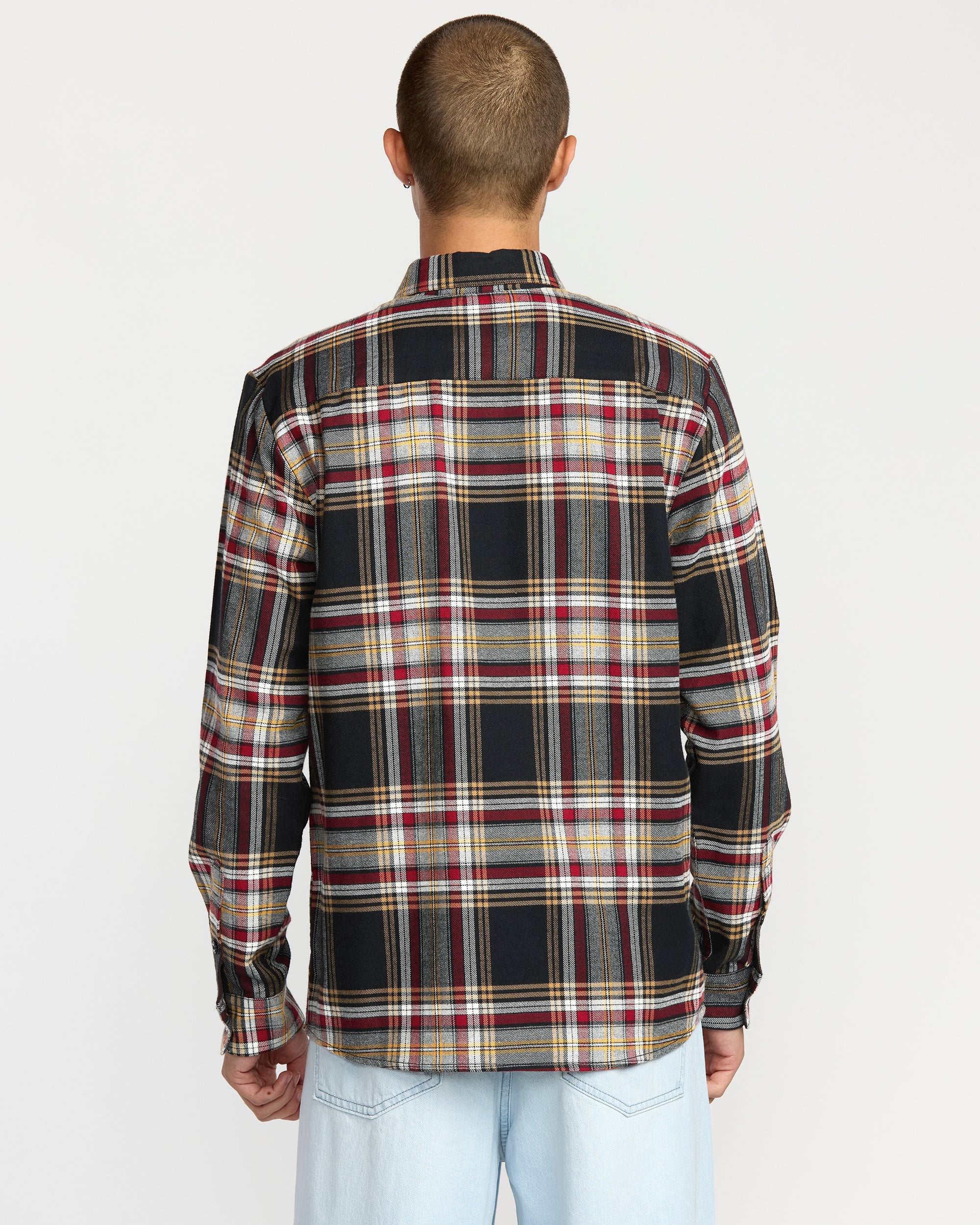 Netastone Flannel Shirt - Antique Black - Men - Volcom EU – Volcom