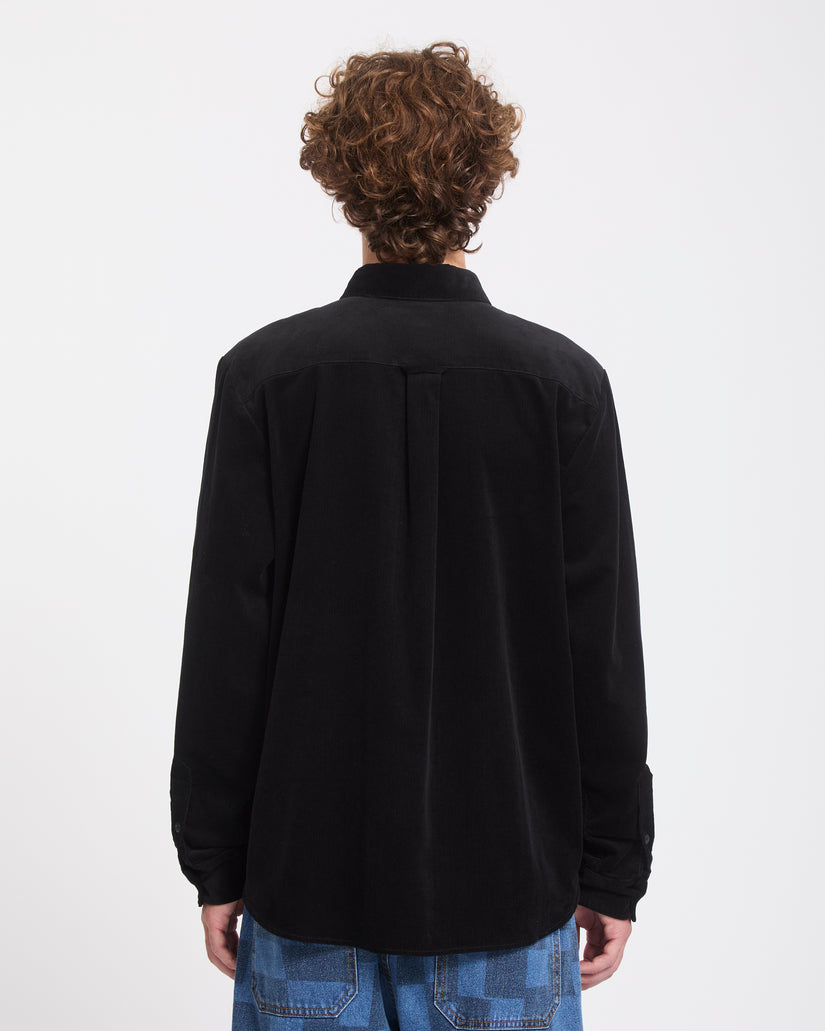 Zander Corduroy Shirt - Black Combo