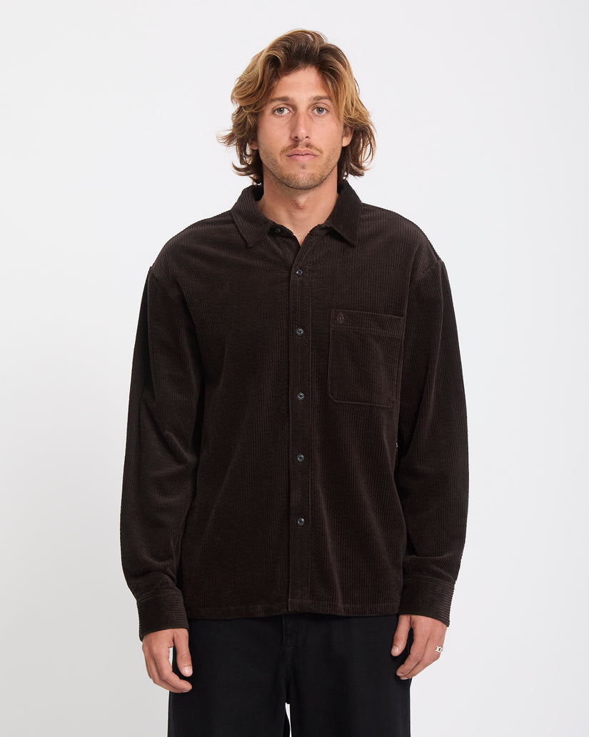 Fostered II Corduroy Shirt - Cacao