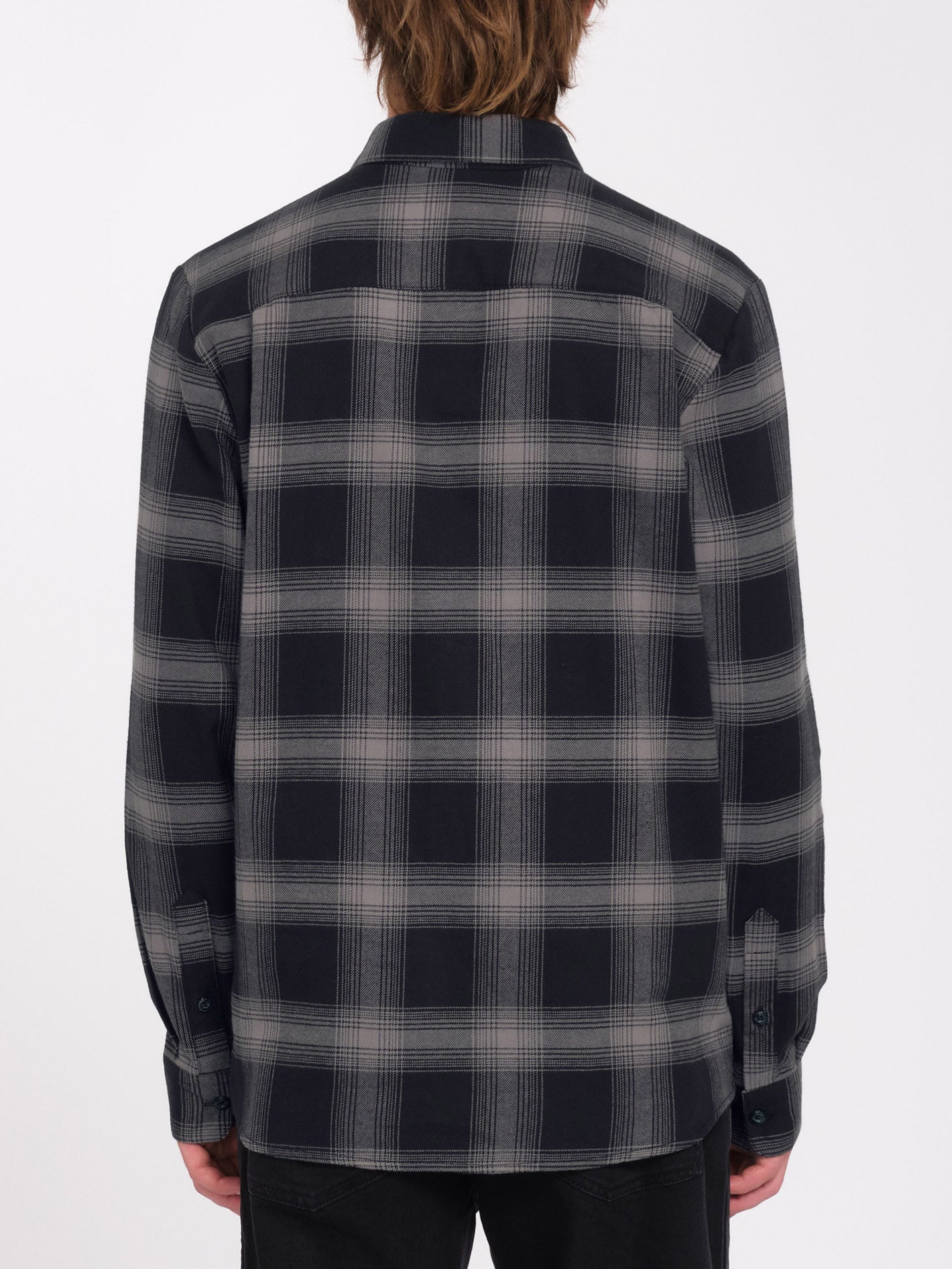 Netastone Flannel Shirt - Black - Men - Volcom Europe