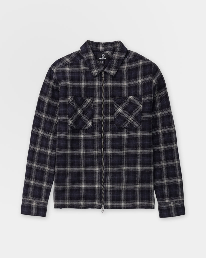 Fieldstone Zip Up Shirt - Black