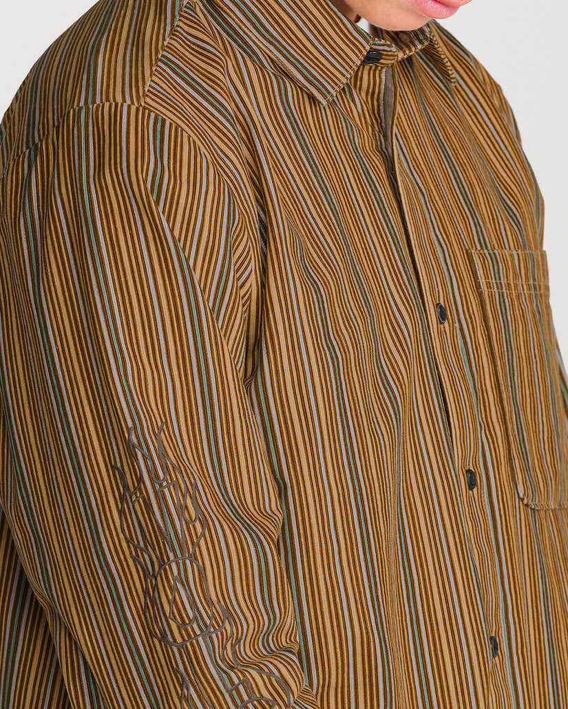Casey Jones Corduroy Shirt - Dull Gold
