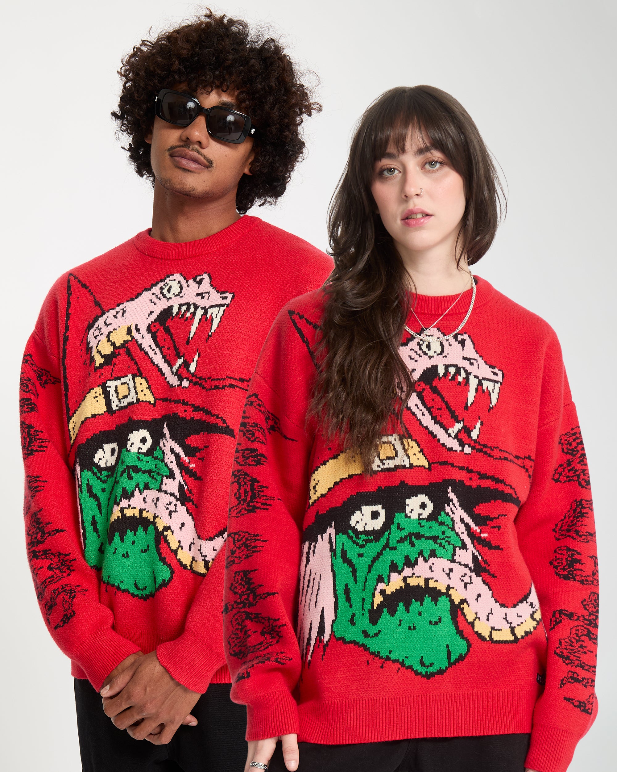 J.J. Villard Sweater - Lifeguard Red - Volcom EU – Volcom Europe