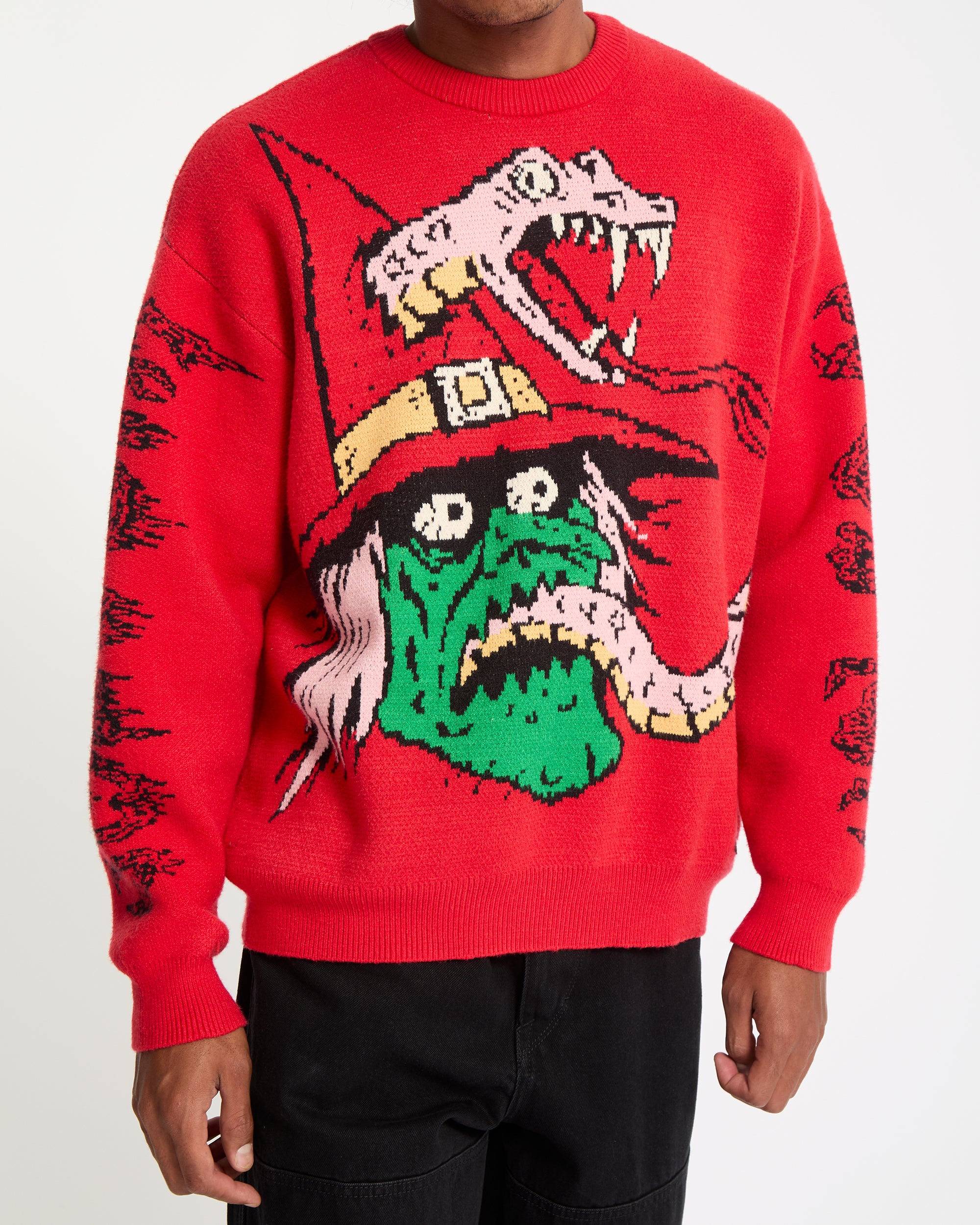 J.J. Villard Sweater - Lifeguard Red - Volcom EU – Volcom Europe