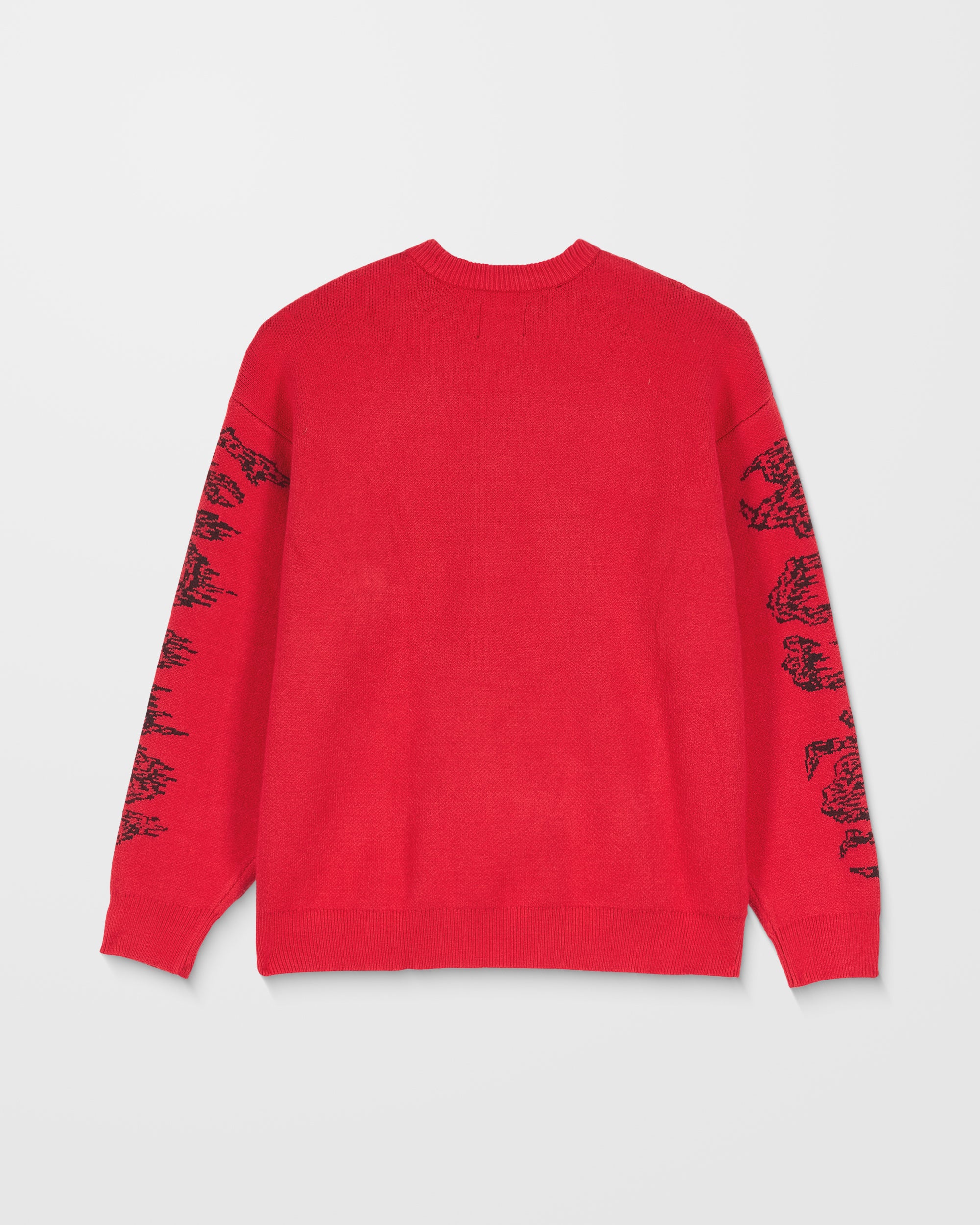 llic jacquard crewneck L  赤 J.J. Villard Sweater - Lifeguard Red - Volcom EU – Volcom Europe