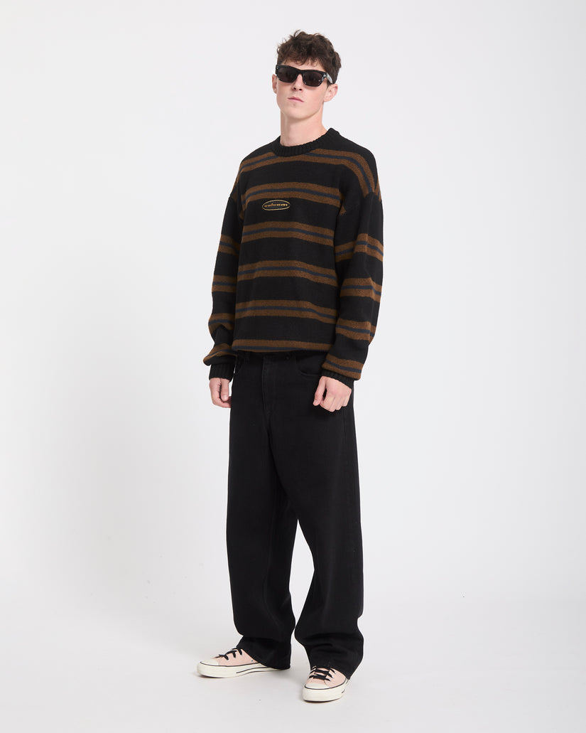Striperstand Sweater - Black