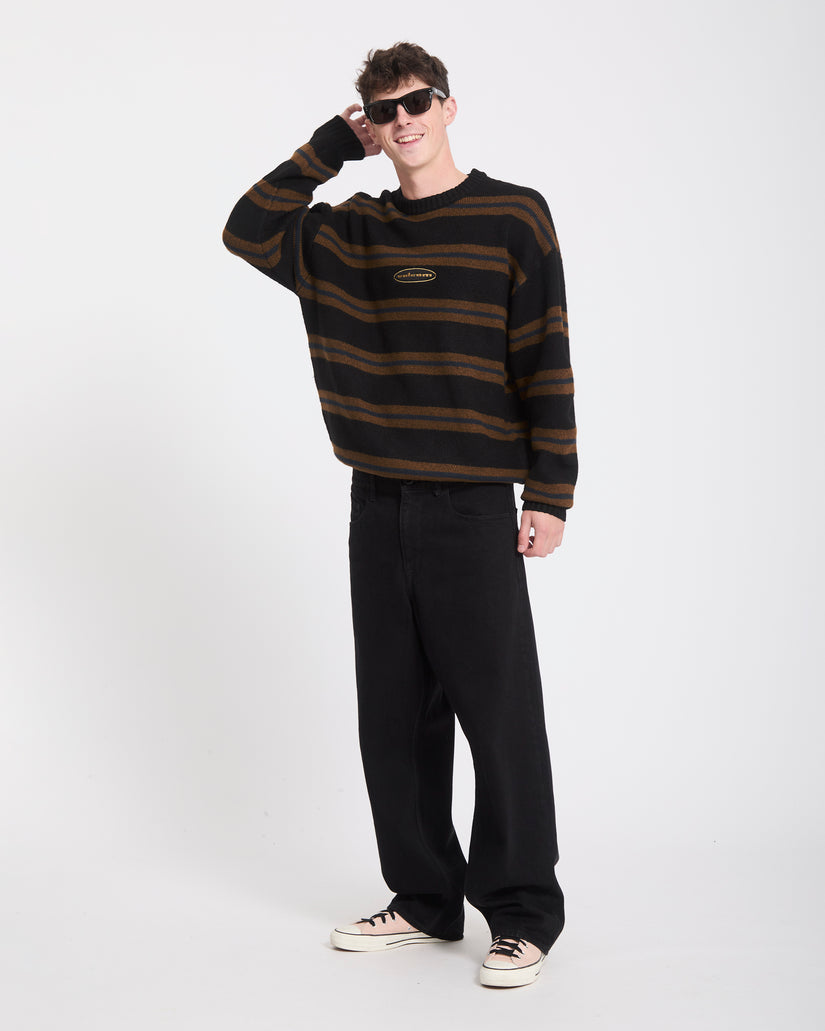Striperstand Sweater - Black