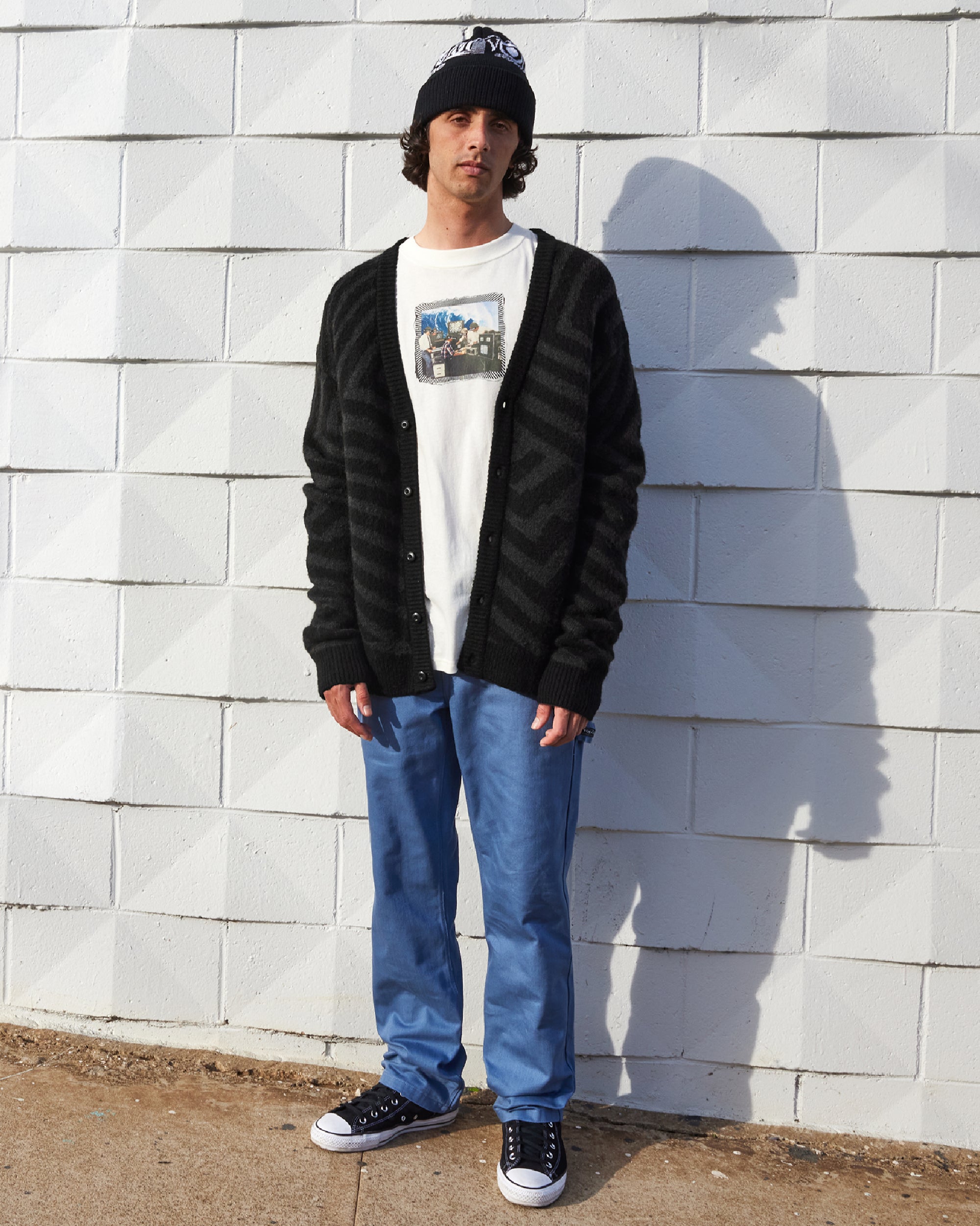 Driftop Cardigan - Black - Men - Volcom EU – Volcom Europe