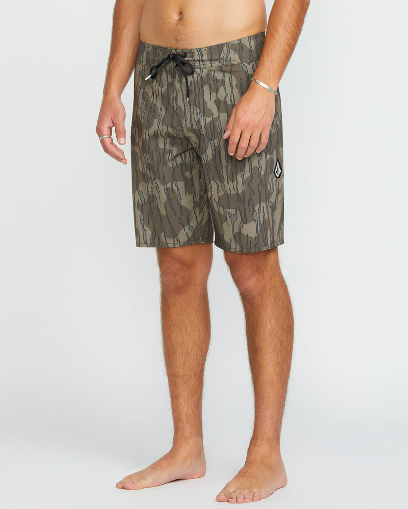 Lido Solid Mod 20" Boardshort - BRINDLE